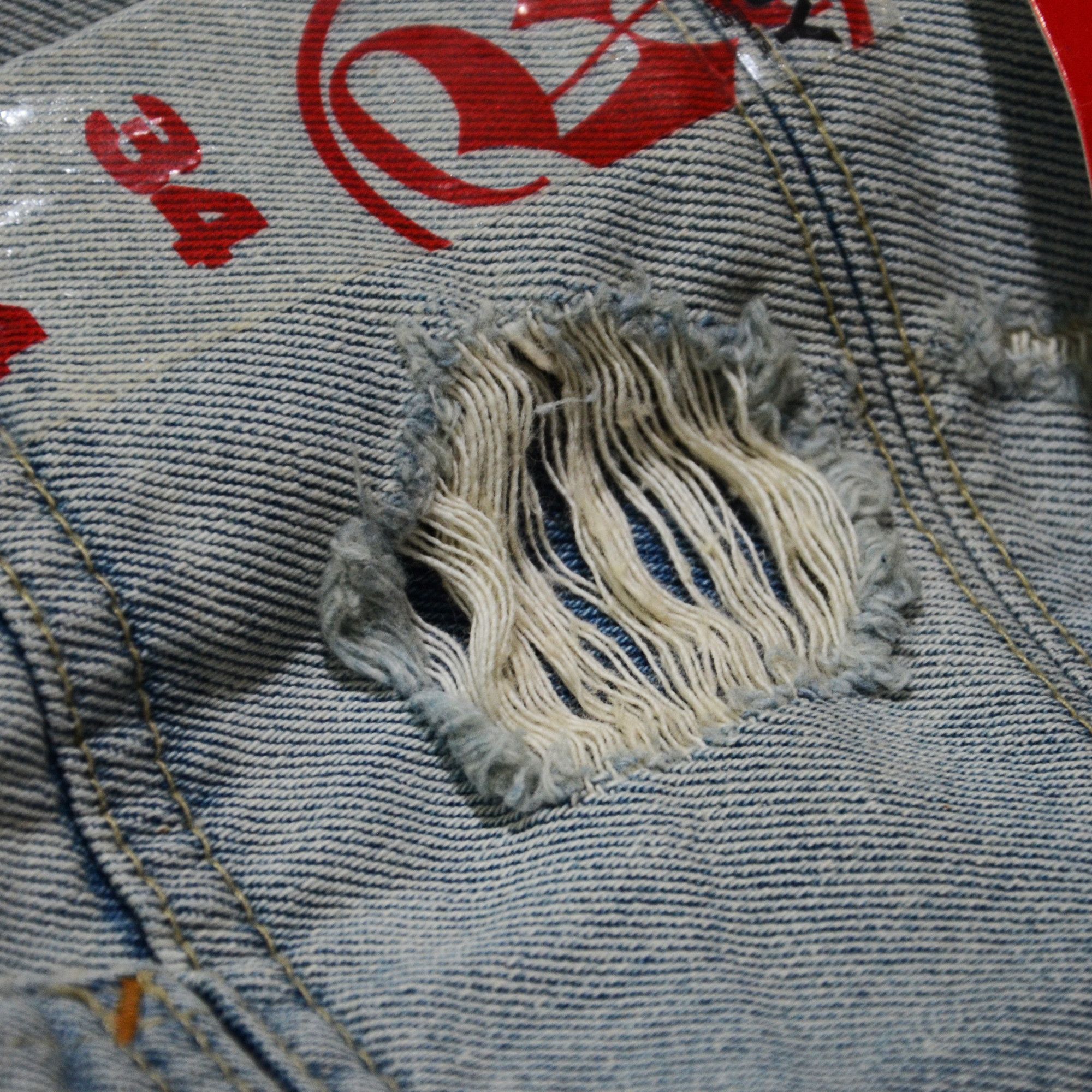 Shady Ltd Shady.Ltd Jorts Y2K Eminem Hip Hop Streetwear Light Denim Size US 34 / EU 50 - 12 Thumbnail
