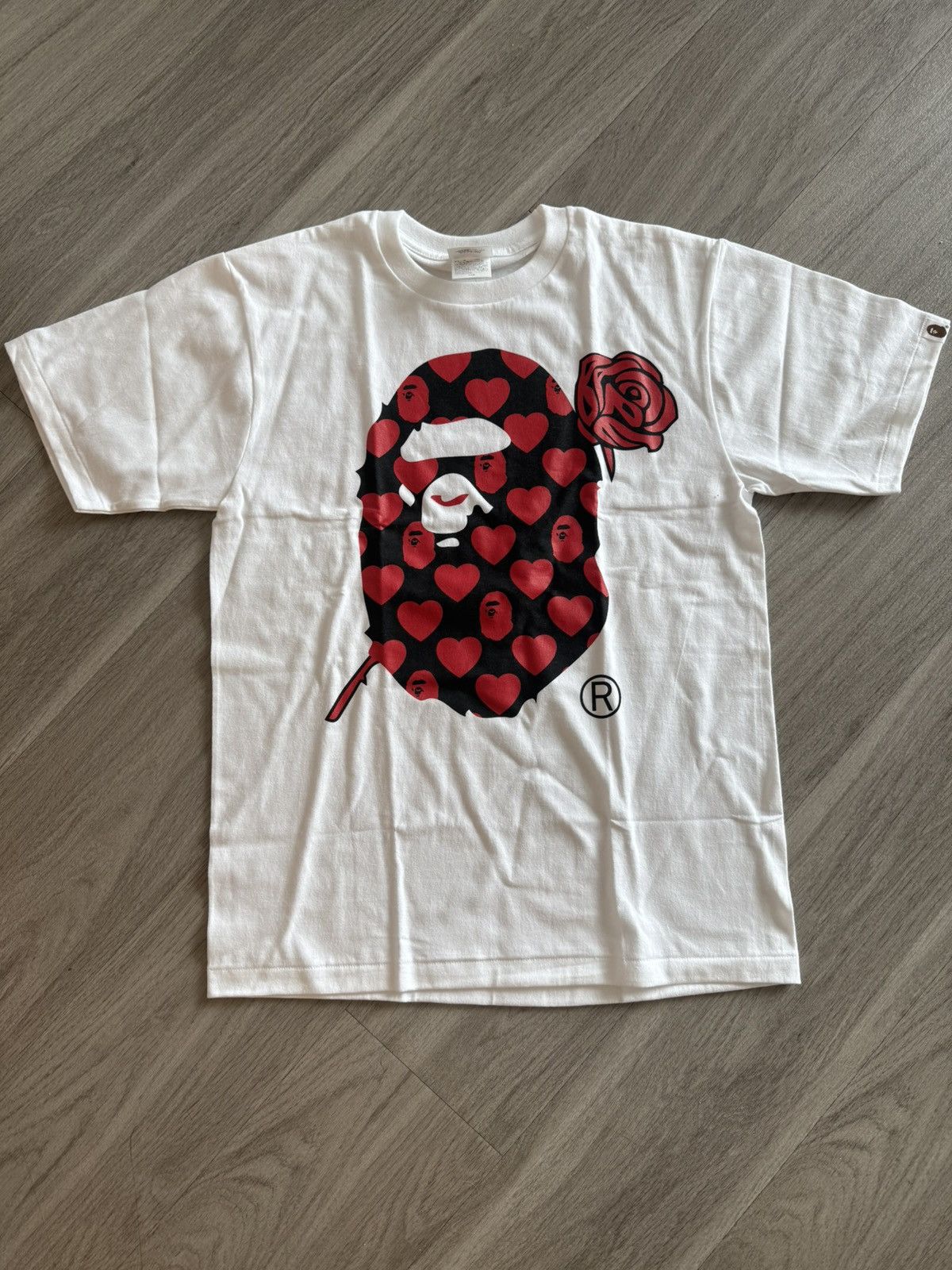 Bape Bape rose ape head tee Size US XXL / EU 58 / 5 - 1 Thumbnail