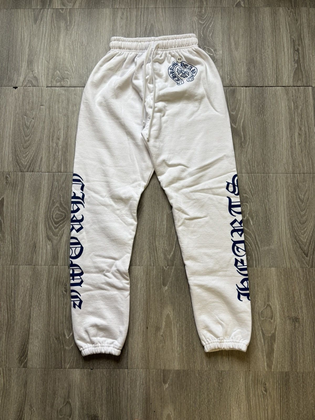 Chrome Hearts White Horseshoe Sweatpants