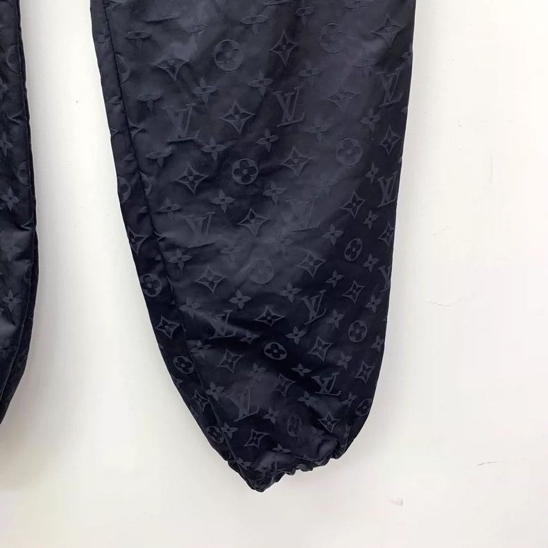Louis Vuitton Louis Vuitton Black Logo Pattern Casual Pants -2505 Size US 38 / EU 54 - 5 Thumbnail