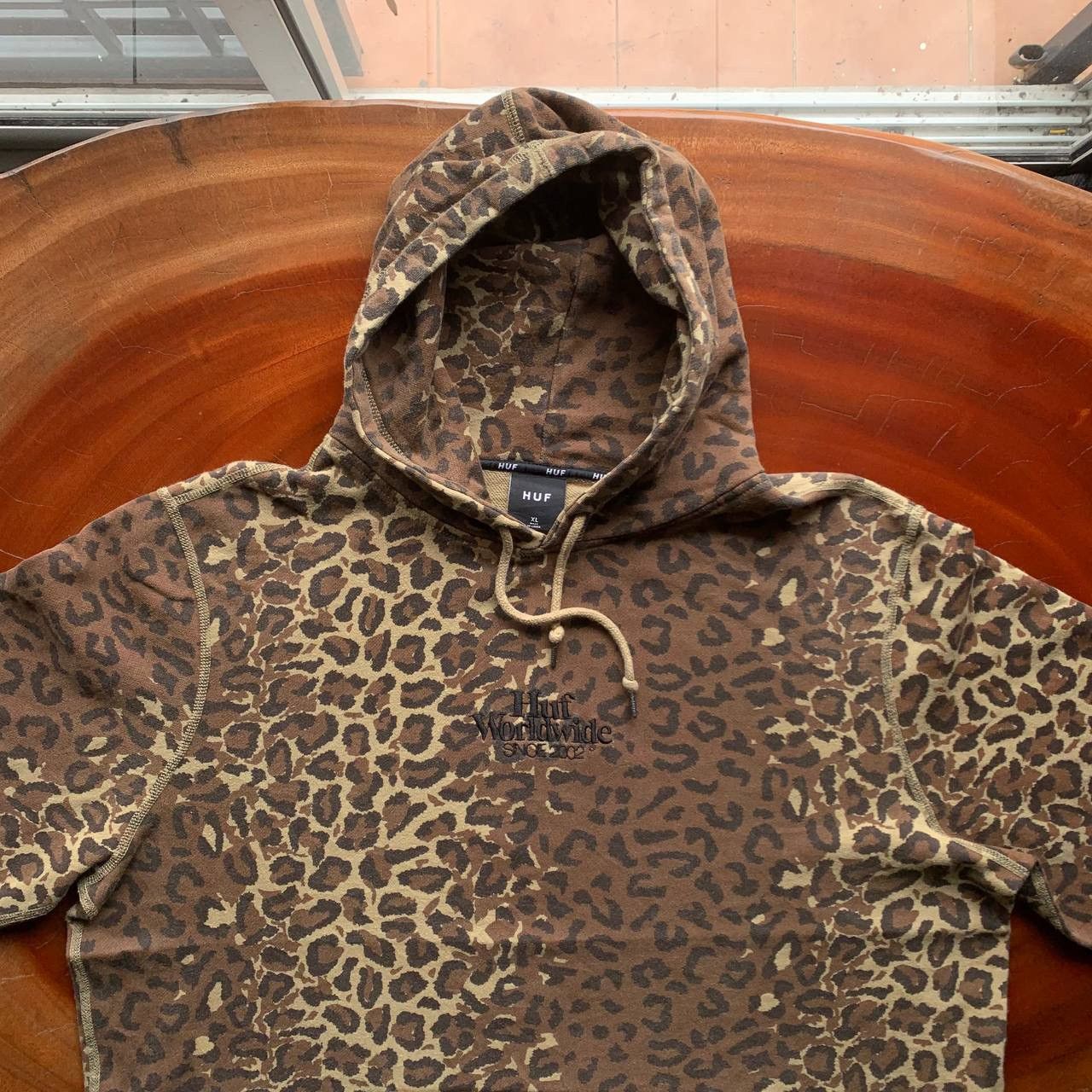Huf Huf Panthera Leopard Y2K Pullover Hoodie Skateboarding Size US XL / EU 56 / 4 - 3 Thumbnail