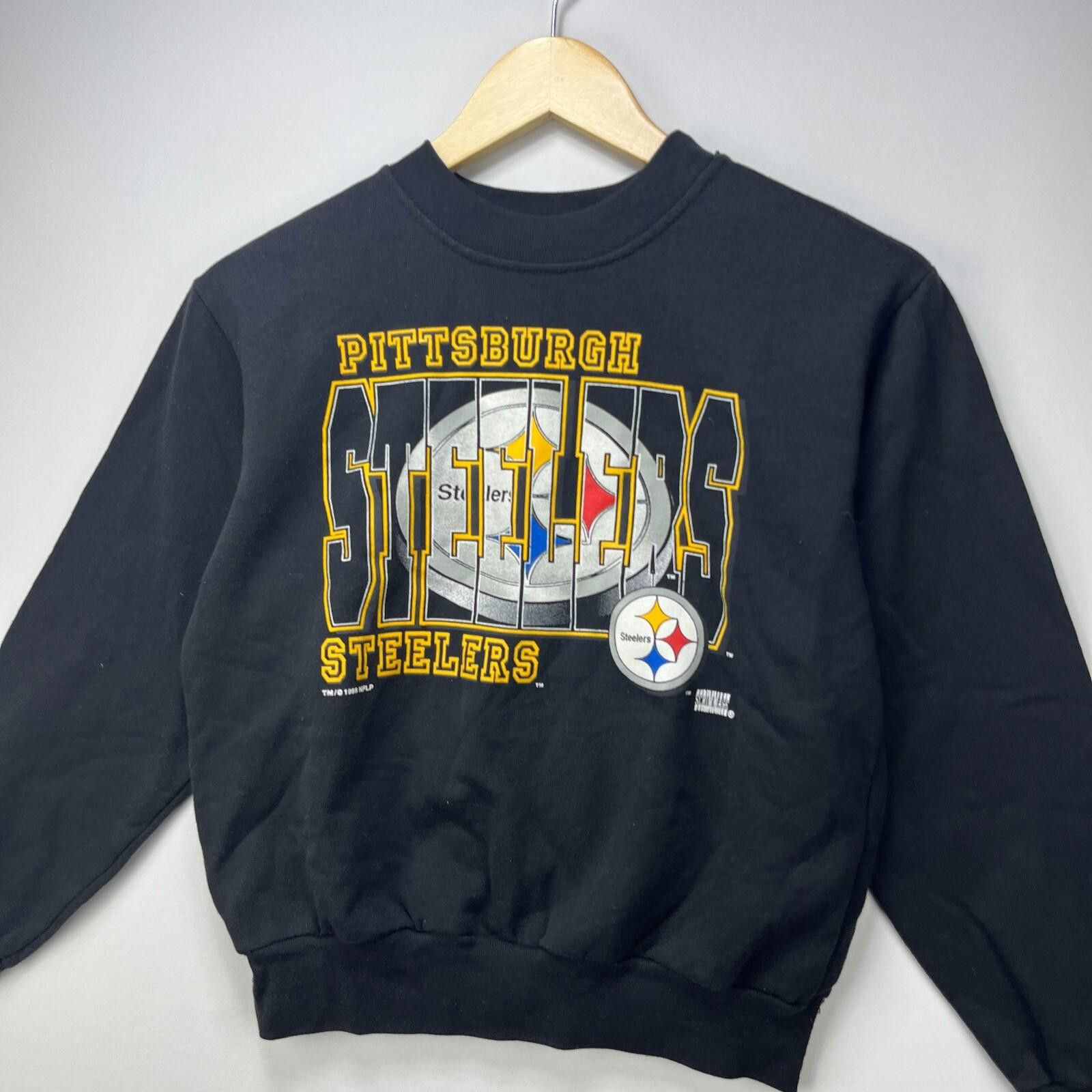 Vintage Vintage '90s Pittsburgh Steelers Sweatshirt XS Size US XS / EU 42 / 0 - 2 Thumbnail