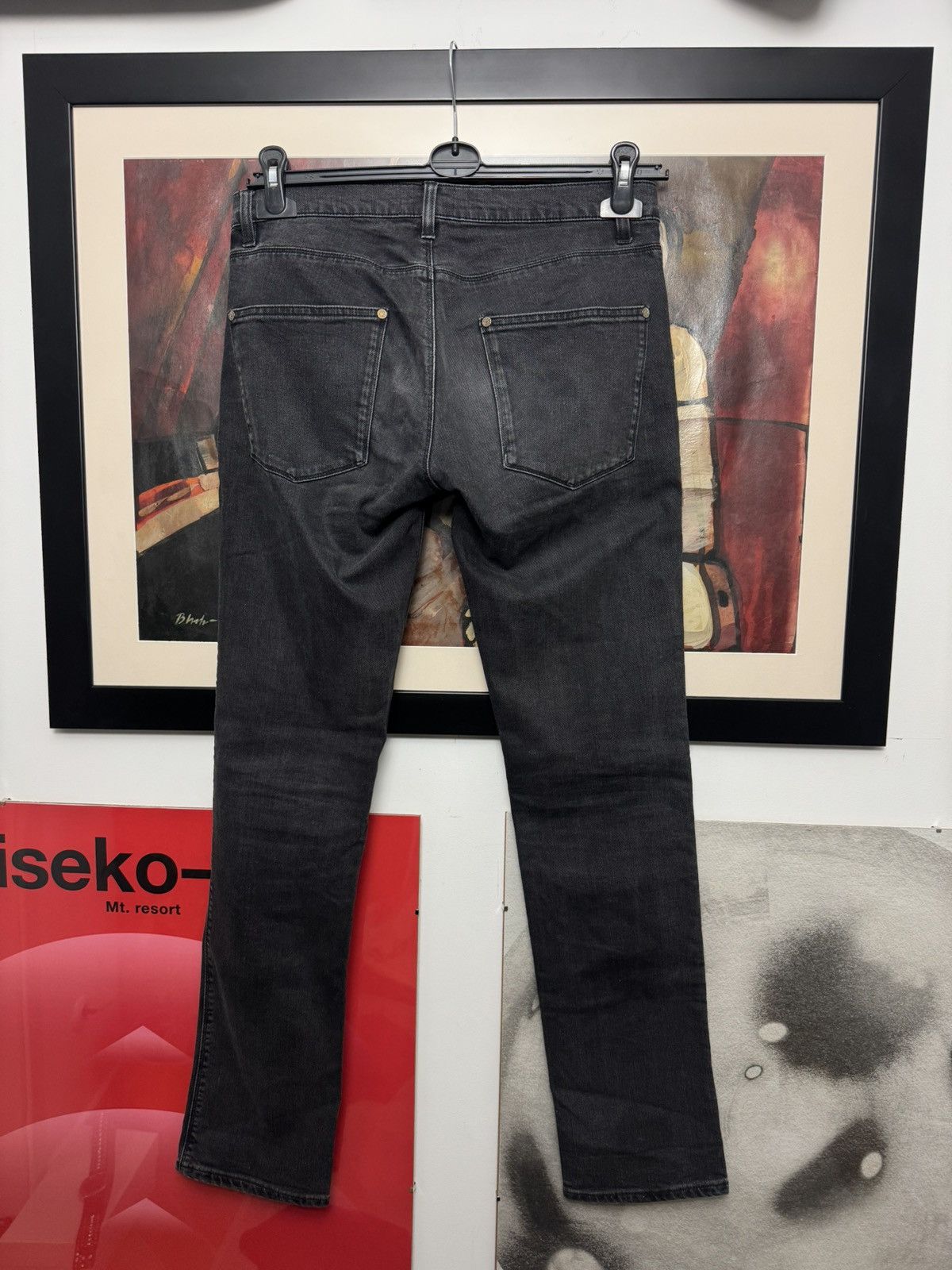 Acne Studios Acne Studios Max Used Cash Washed Black Denim Jeans Pant Size US 30 / EU 46 - 2 Thumbnail