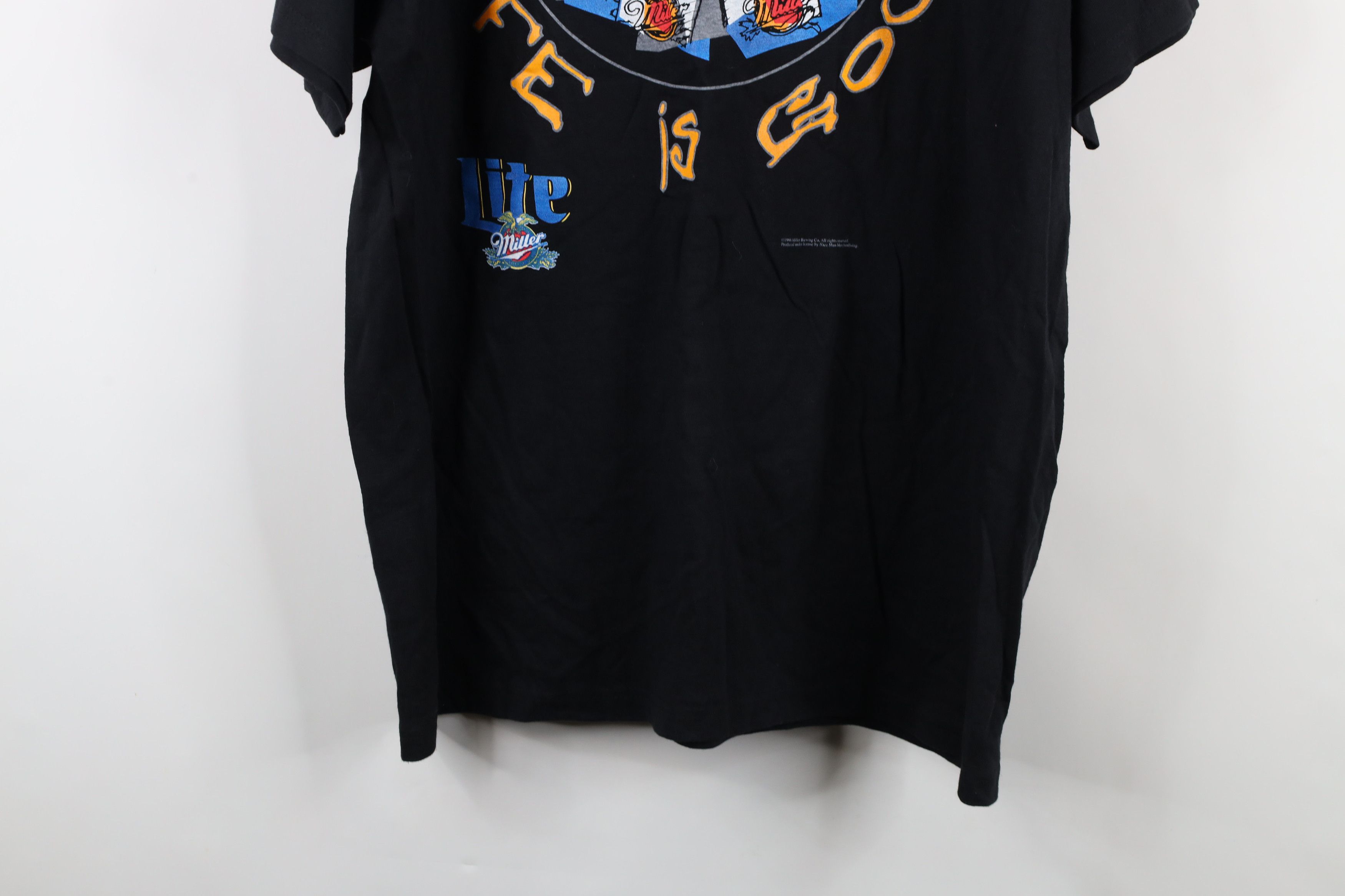 Vintage Deadstock Vintage 90s Miller Lite Beer Life Is Good T-Shirt Size US XL / EU 56 / 4 - 11 Thumbnail