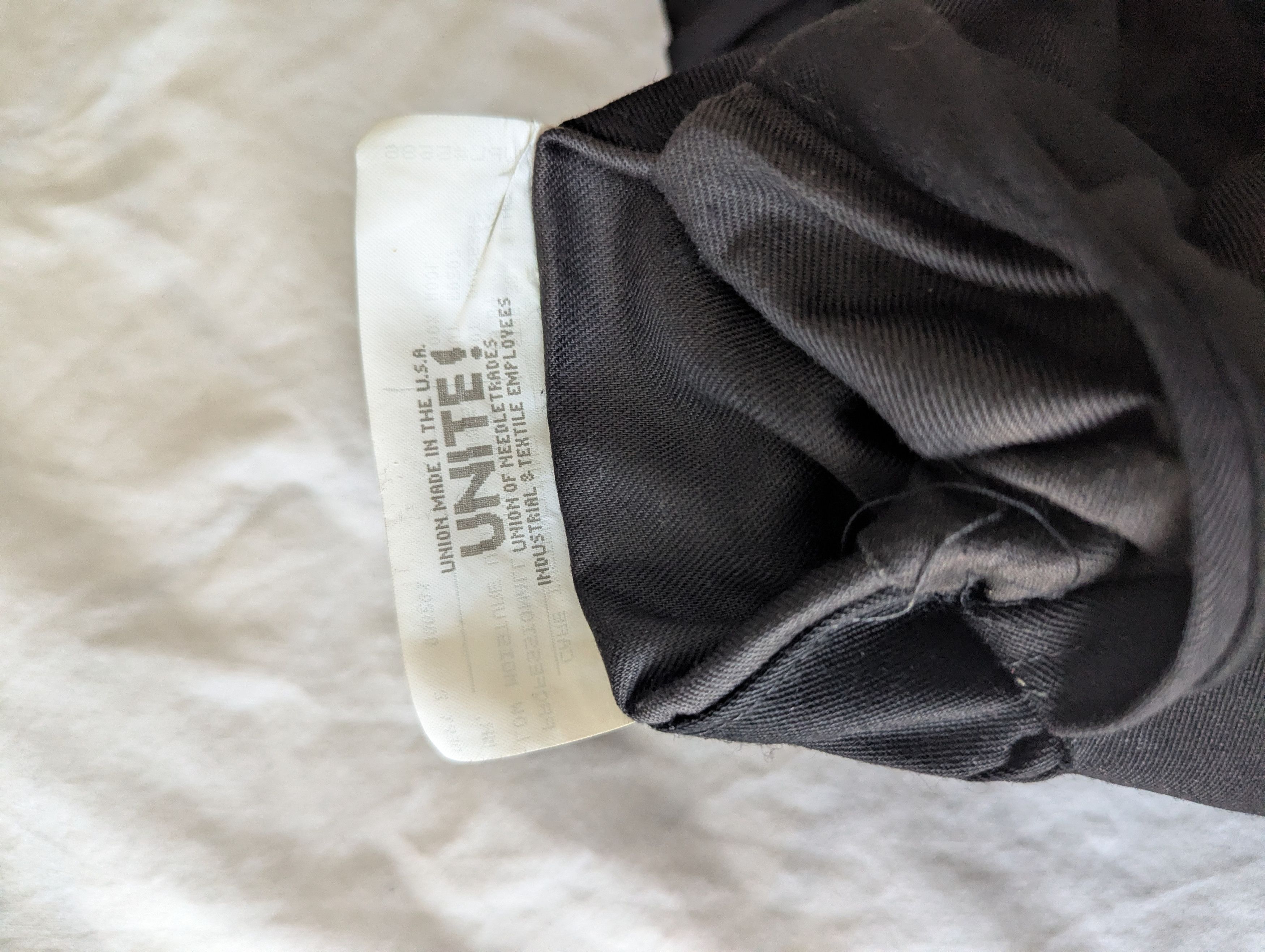 Polo Ralph Lauren Vintage Wool Black Pant Size 38L - 4 Thumbnail