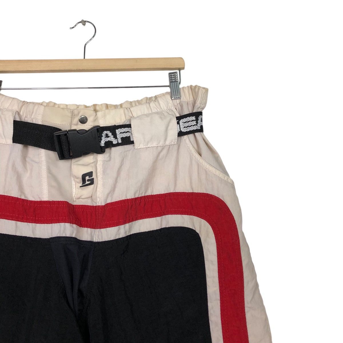 Japanese Brand 📌Vintage Biker Motor Cross Pants Full Factory Gear Big Logo Size US 34 / EU 50 - 7 Thumbnail