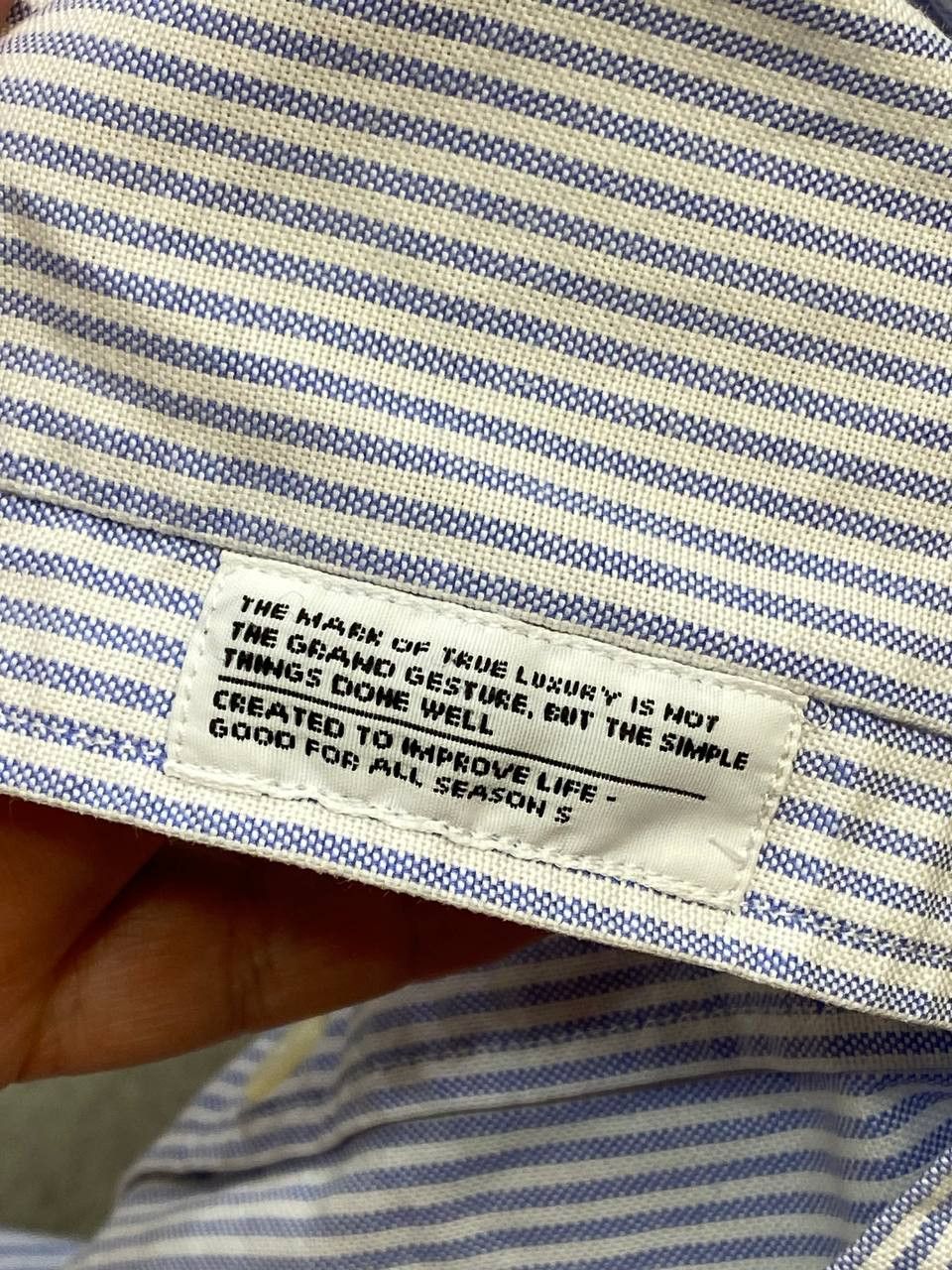 Norse Projects Norse Projects Theo Oxford Short Sleeve Striped Button Shirt Size US M / EU 48-50 / 2 - 12 Thumbnail