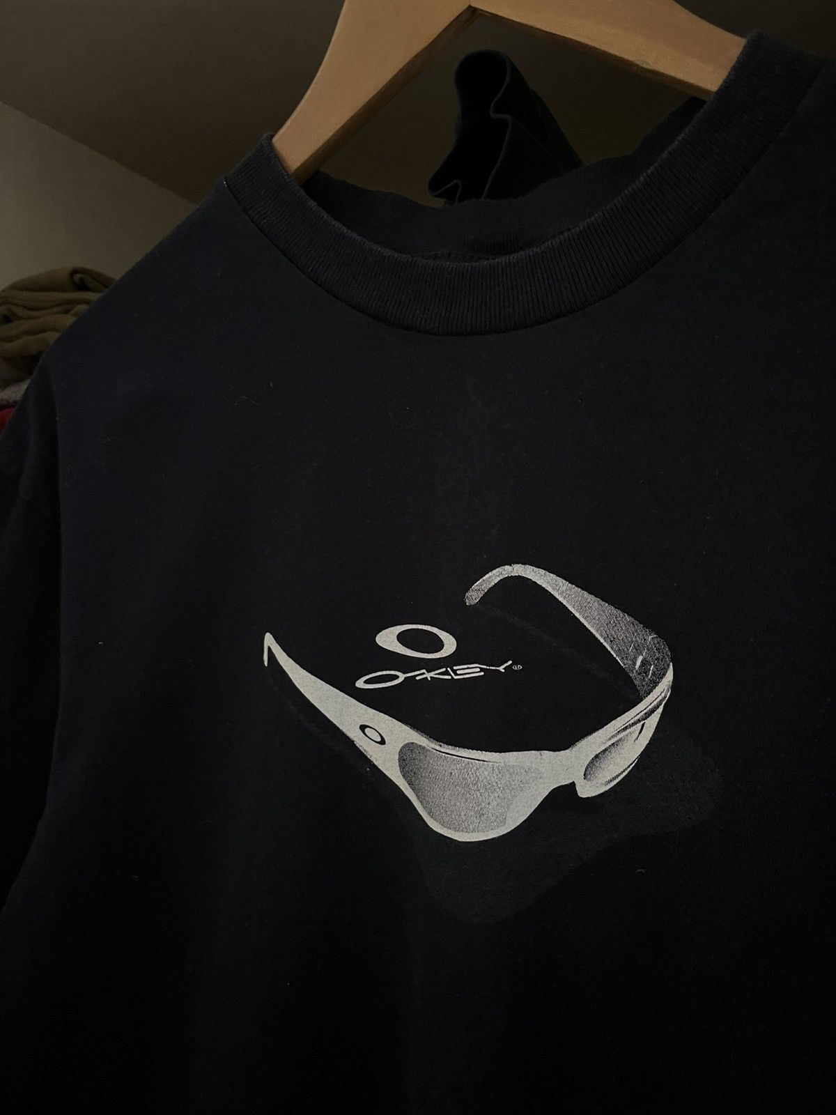 Oakley Oakley Vintage 90s Glasses Tee Size US M / EU 48-50 / 2 - 2 Thumbnail