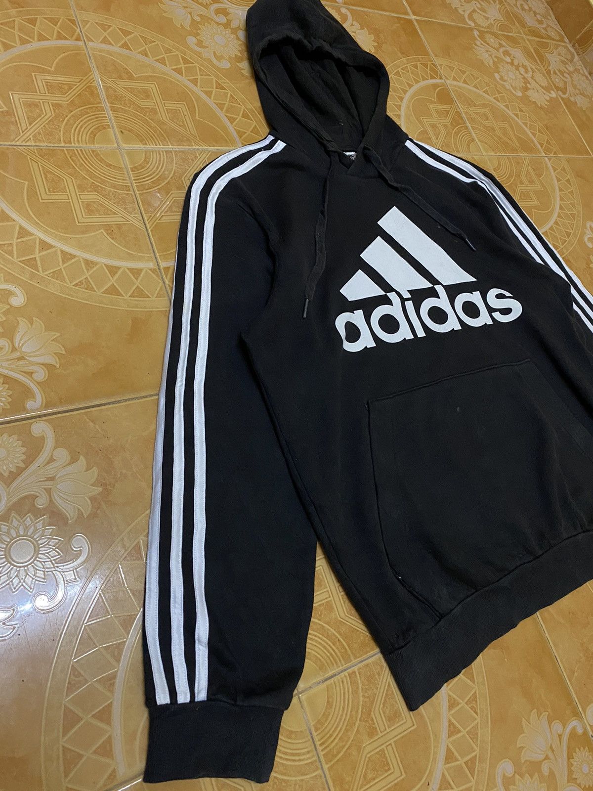 Adidas Adidas Stripped tee hoodies Size US L / EU 52-54 / 3 - 11 Thumbnail