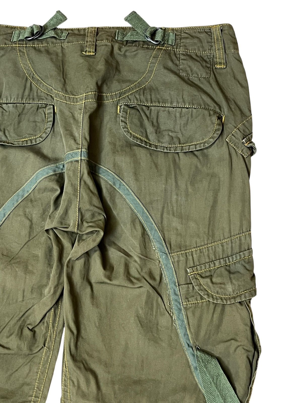 Japanese Brand Japanese CRYSTAL BUSH bondage military style cargo pant Size US 33 - 10 Thumbnail
