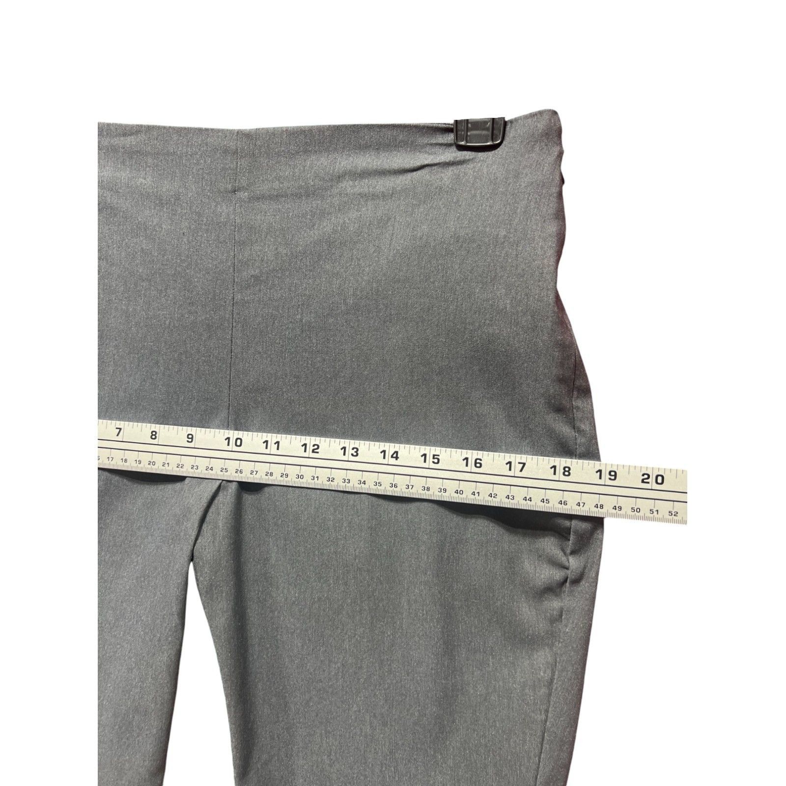 Worthington Worthington - Women's Mid-Rise Slim Leg Pants - Heather Gray Size 30" / US 8 / IT 44 - 4 Thumbnail