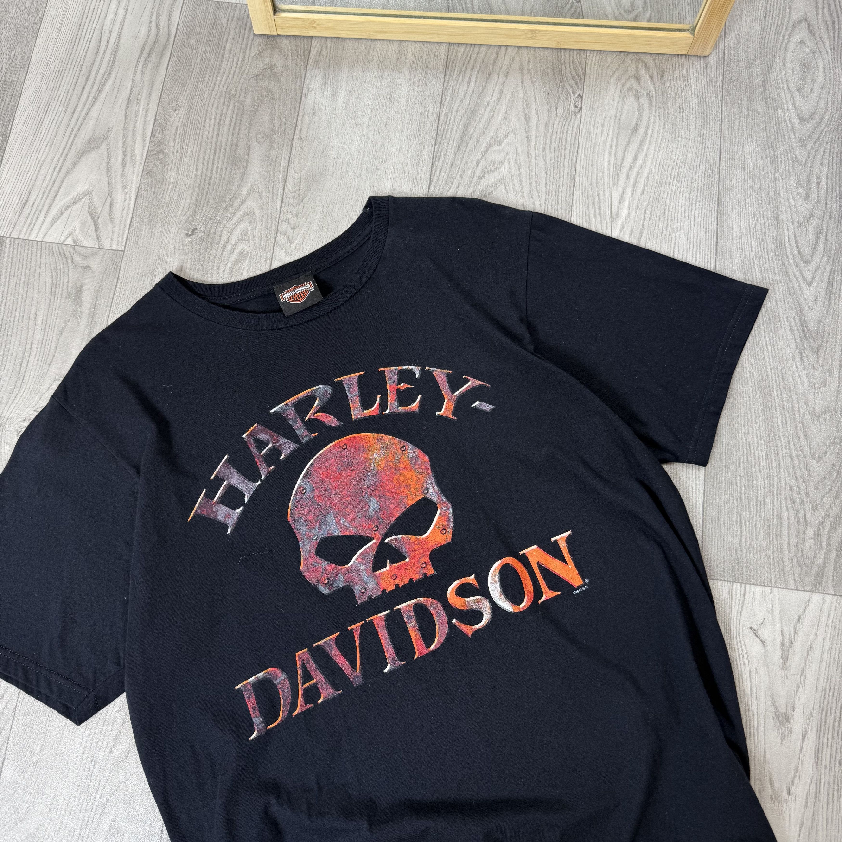 Harley Davidson Vintage Harley Davidson 90s Graphic Tee Shirt Black L Size US L / EU 52-54 / 3 - 9 Thumbnail