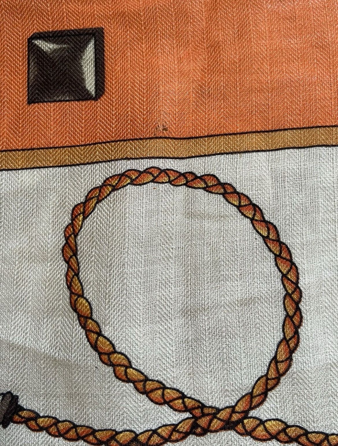 Hermes Hermes Les Cles Blanket Cashmere Scarft Size ONE SIZE - 8 Thumbnail