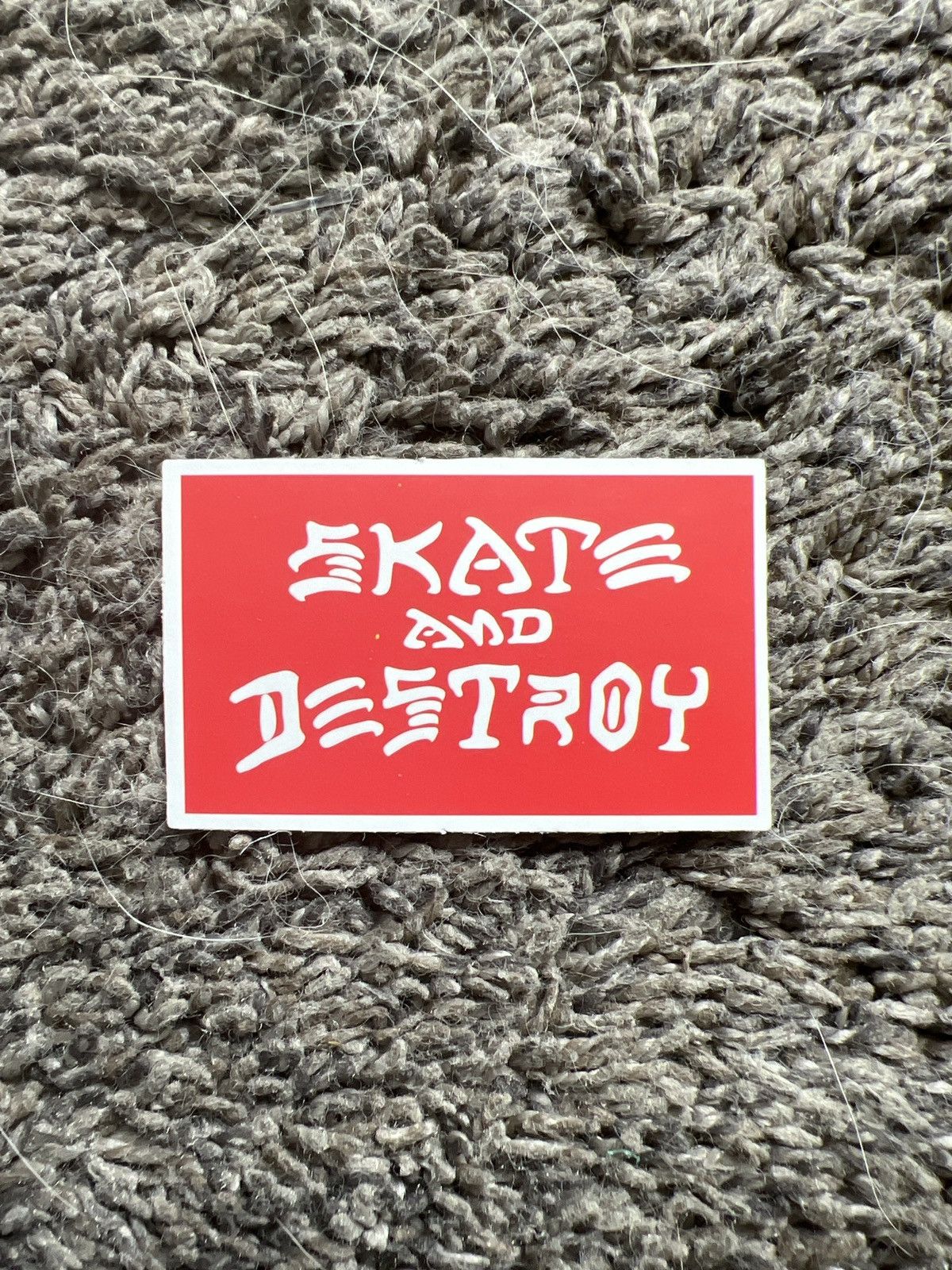 Thrasher Thrasher Magazine Skate And Destroy Sticker Size ONE SIZE - 1 Thumbnail