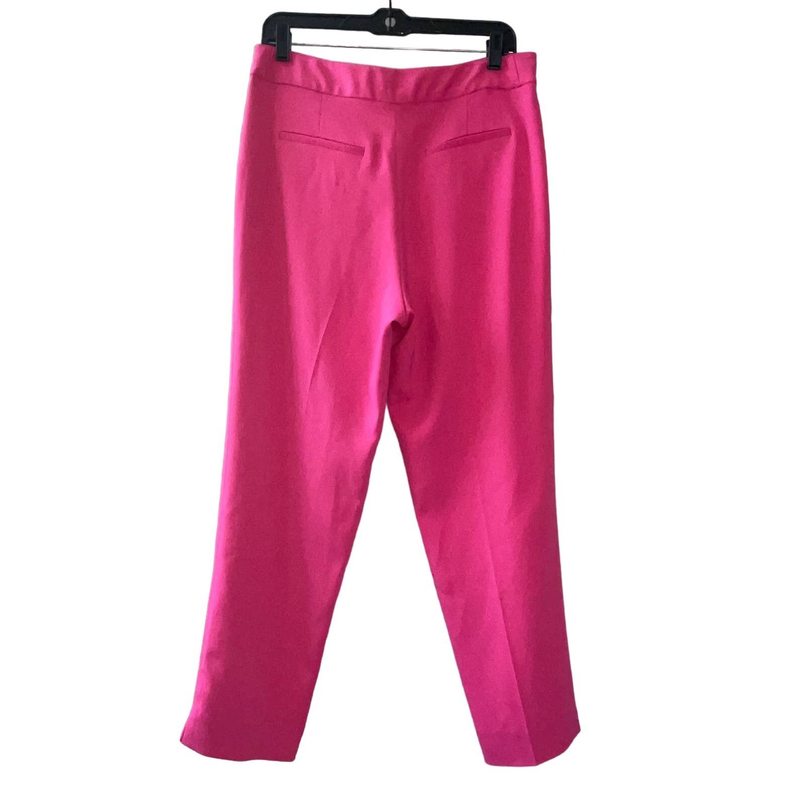 Other Jay Godfrey Barbie Pink Hi Waist Tapered Crop Trousers Sz 4 Size 27" / US 4 / IT 40 - 3 Thumbnail