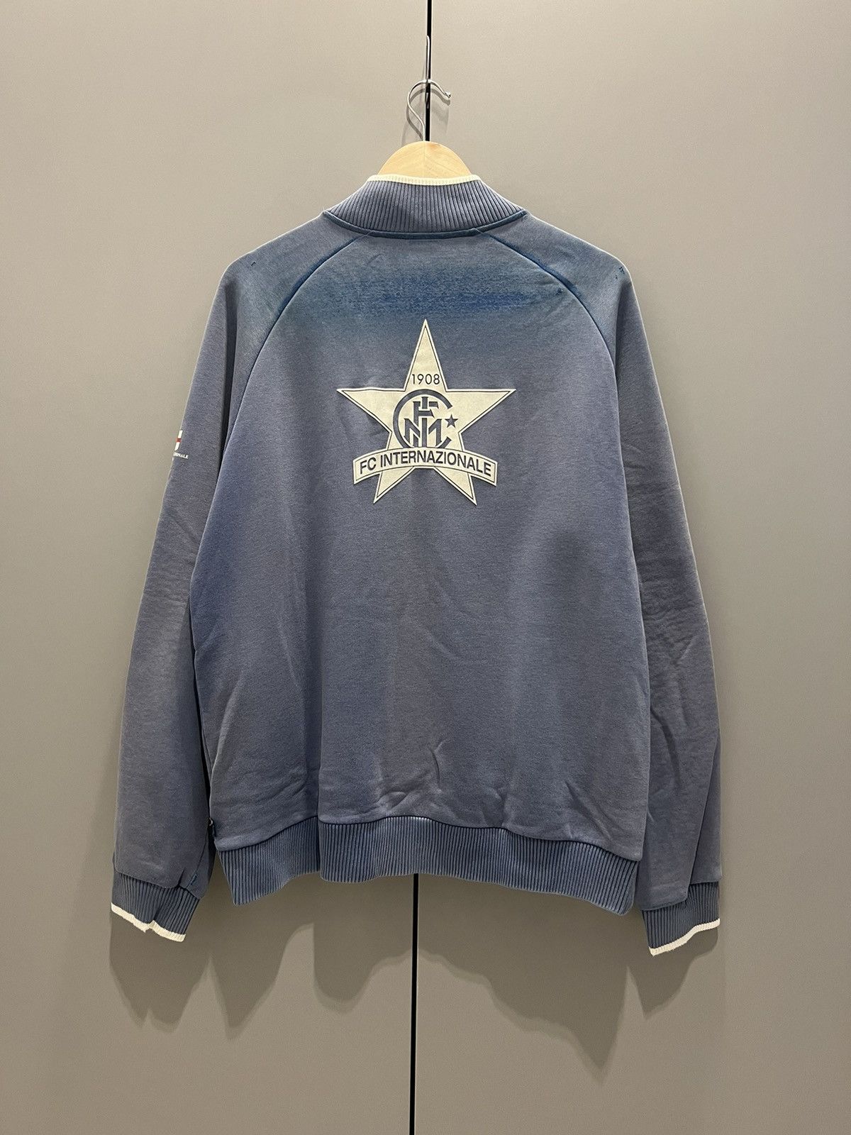 Nike Nike Vintage Inter Milan Zip Hoodie Faded 08/09 Size US XL / EU 56 / 4 - 16 Thumbnail