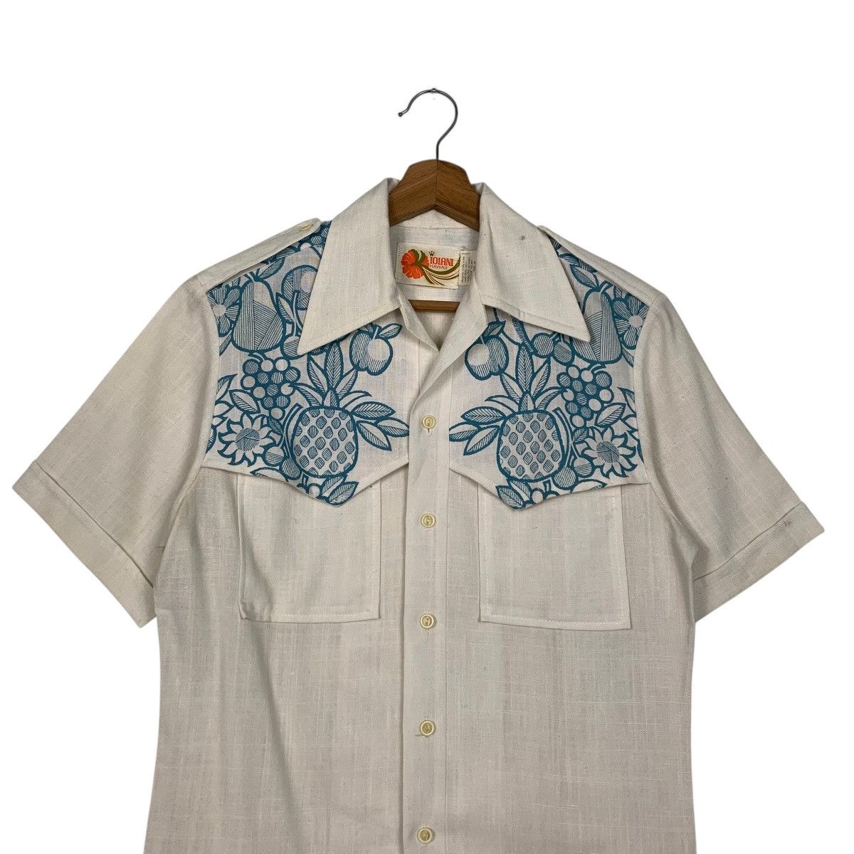 IOLANI Vintage 60s Iolani Hawaii Floral Design Shirt Size US M / EU 48-50 / 2 - 2 Thumbnail
