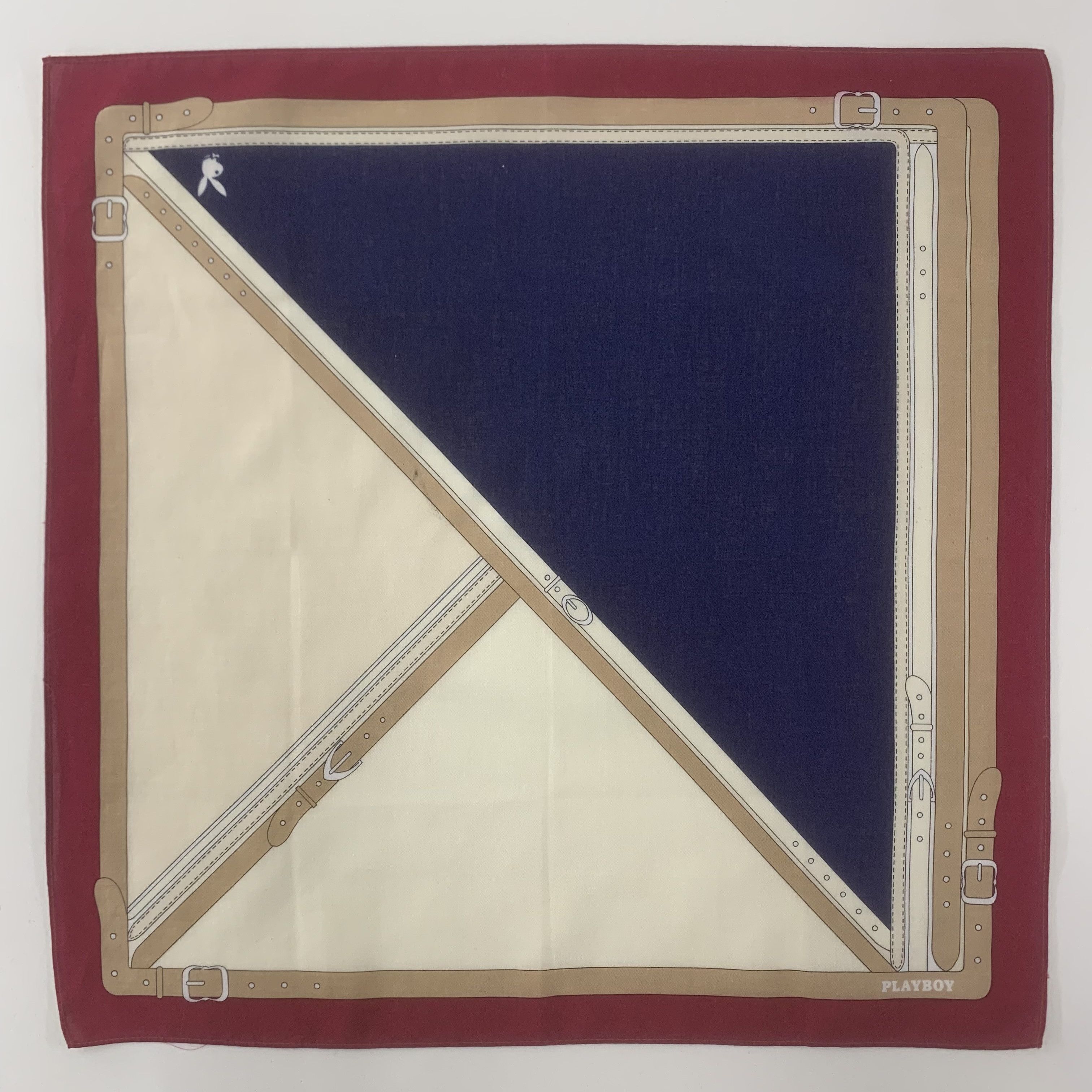 Playboy Playboy Handkerchief Bandana Neckerchief Pocket Square Size ONE SIZE - 2 Thumbnail