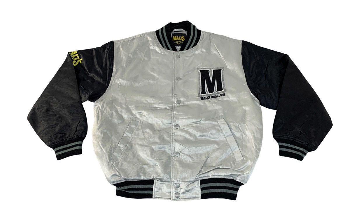Japanese Brand × Vintage 90s Malt’s Suntory All Malt Draft Beer Varsity Jacket Size US M / EU 48-50 / 2 - 1 Thumbnail