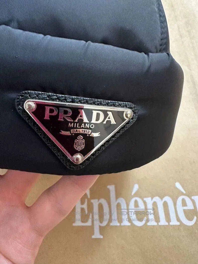 Prada prada pelluckskin hat down hat L size bought to wear not ma Size ONE SIZE - 2 Thumbnail