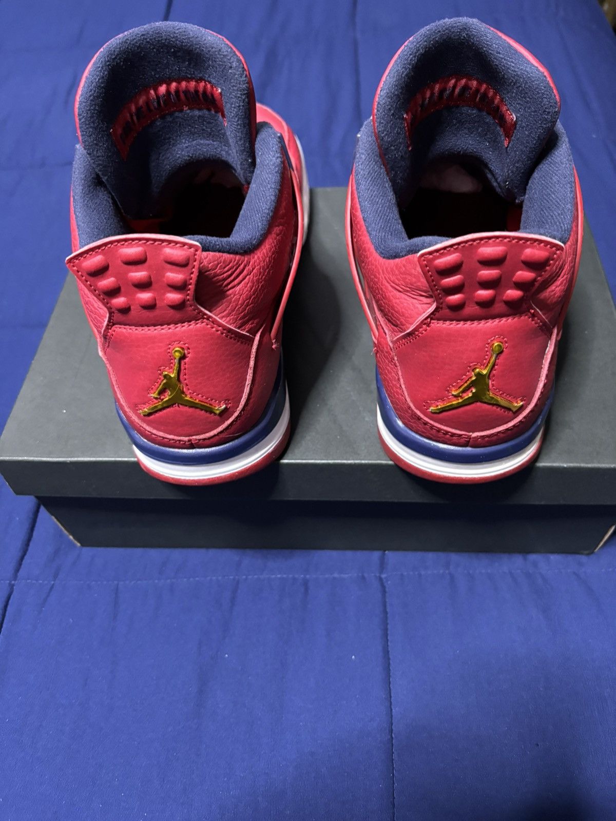 Jordan Brand Jordan 4 Retro FIBA 2019 Size 11.5 Size US 11.5 / EU 44-45 - 4 Thumbnail