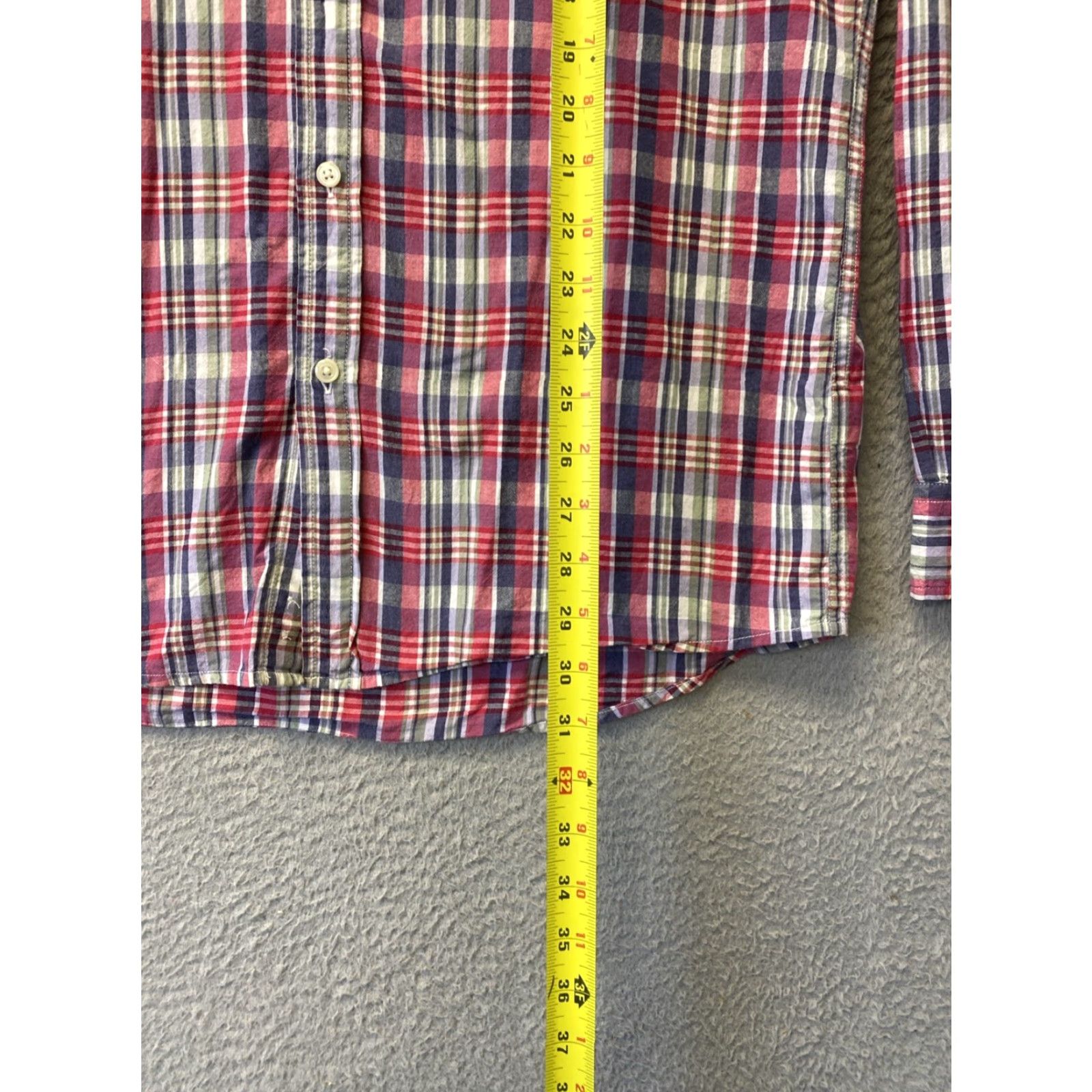 J.Crew J.CREW Men Button-Up Shirt Multicolor Plaid Long Sleeve Button Cotton Regular M Mens Size US M / EU 48-50 / 2 - 6 Thumbnail