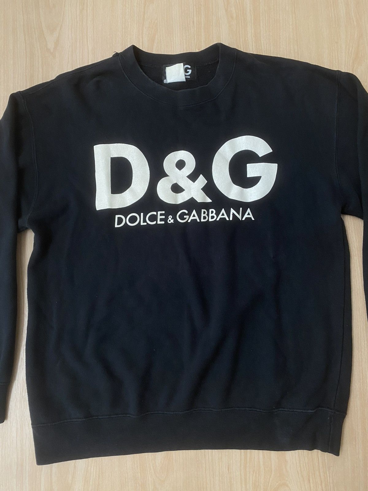 Dolce & Gabbana Vintage Dolce & Gabbana Spell Out Sweatshirt Size US L / EU 52-54 / 3 - 2 Thumbnail