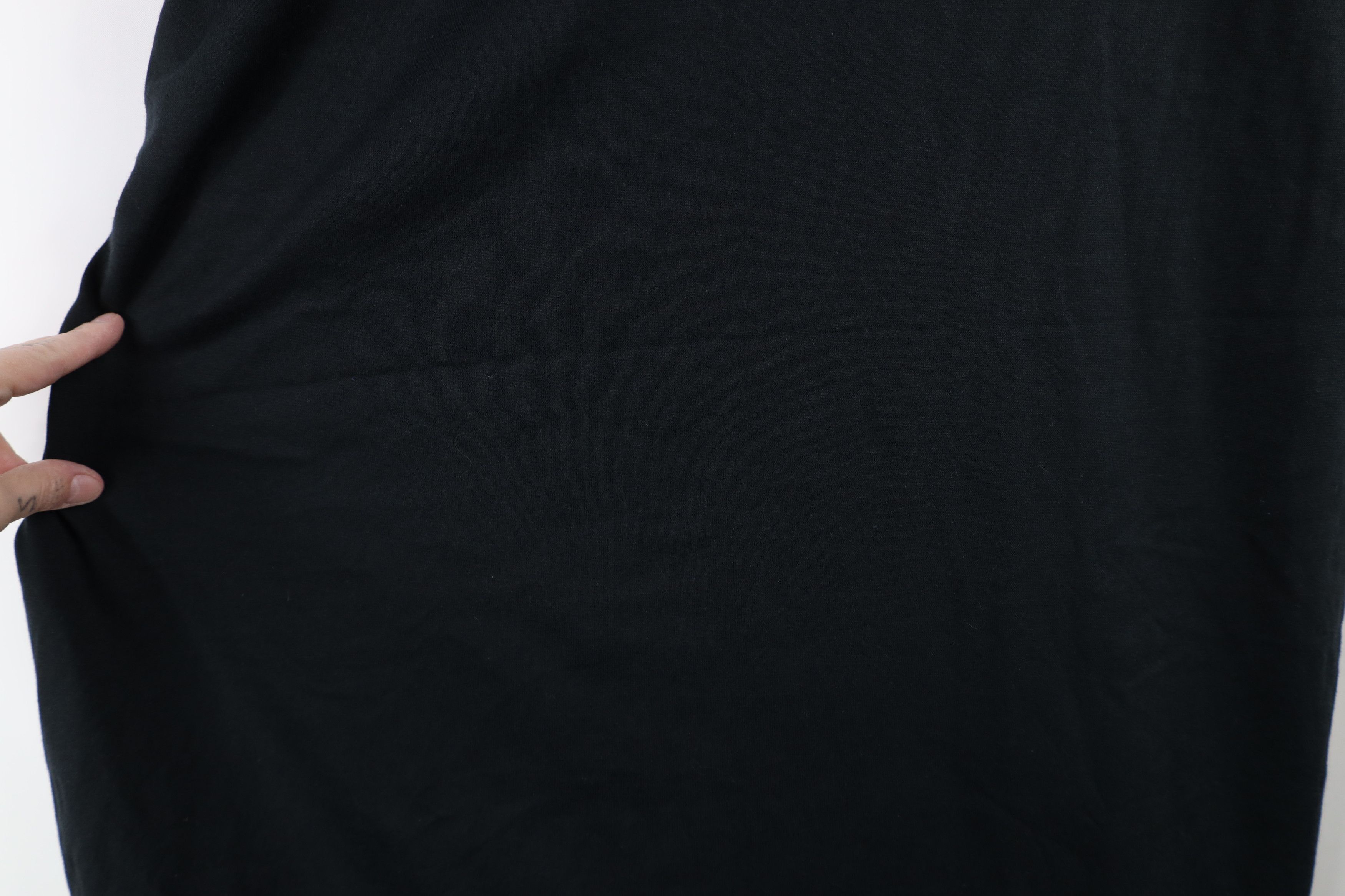 Vintage Vintage 90s Streetwear Blank Short Sleeve T-Shirt Black USA Size US XL / EU 56 / 4 - 8 Thumbnail