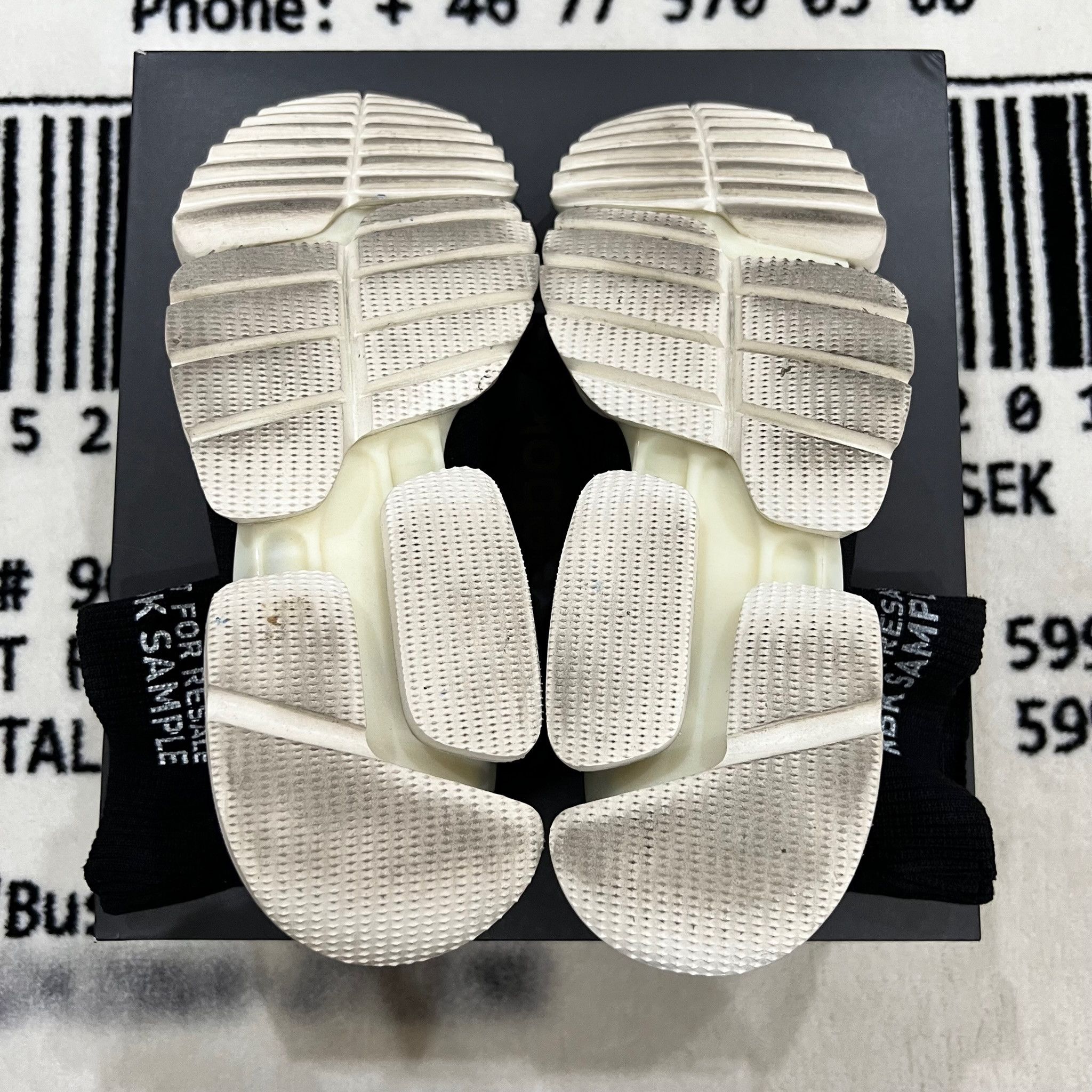 Reebok Limited Ed Reebok Sock Run R "Not For Resale" Print Sneakers Size US 9 / EU 42 - 6 Thumbnail