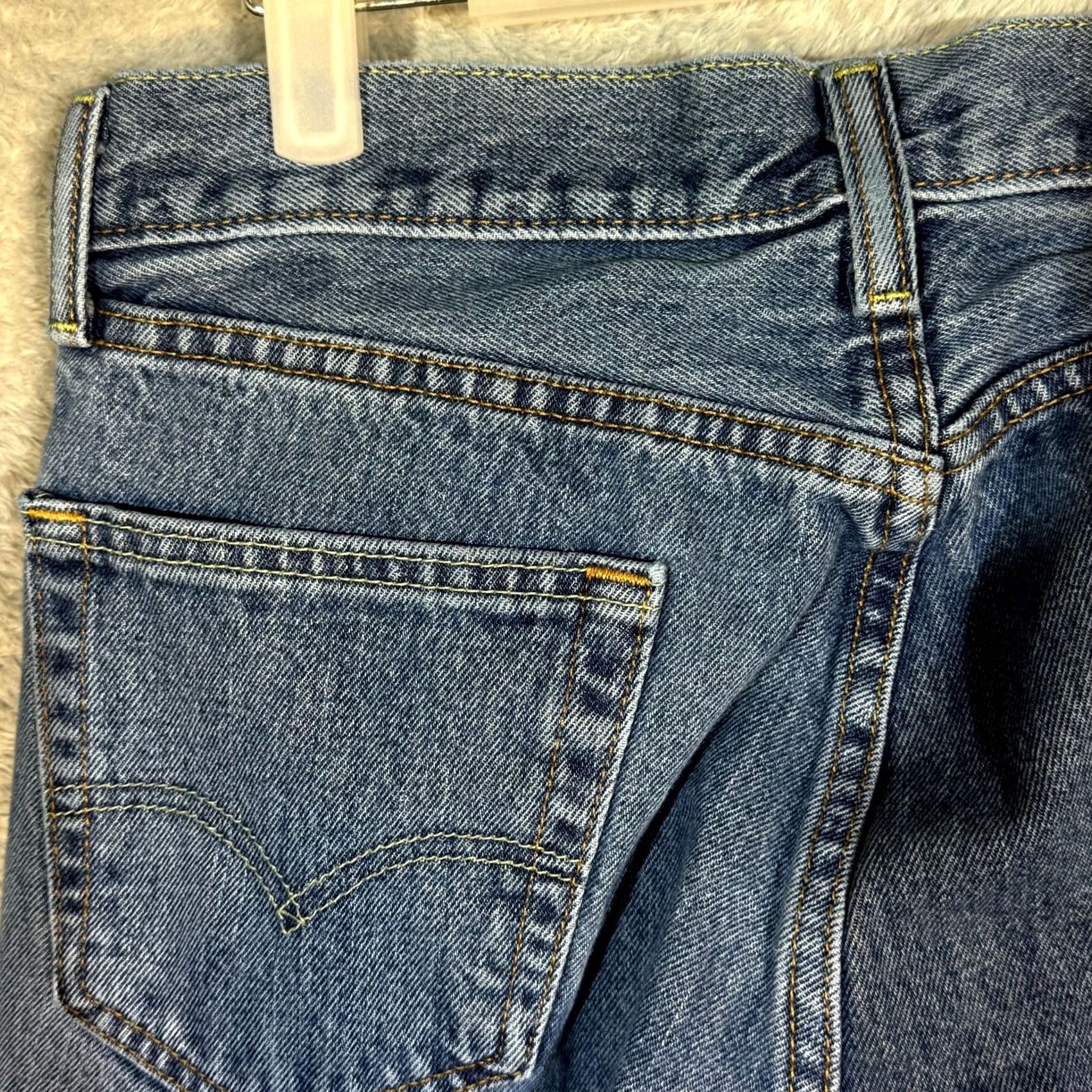 Levi's Levi's 505 Jeans Mens 30 X 30 Blue Denim Mid-Rise Regular Fit Straight Leg M1649 Size US 30 / EU 46 - 6 Thumbnail
