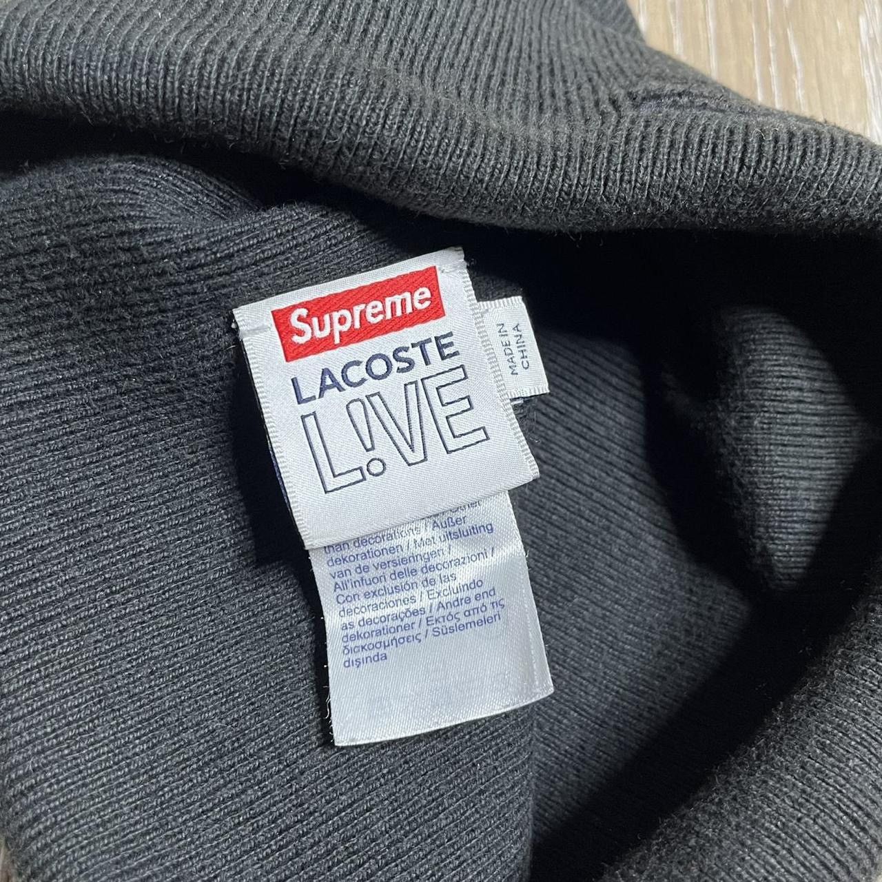 Lacoste × Supreme black cashmere supreme lacoste beanie Size ONE SIZE - 4 Thumbnail