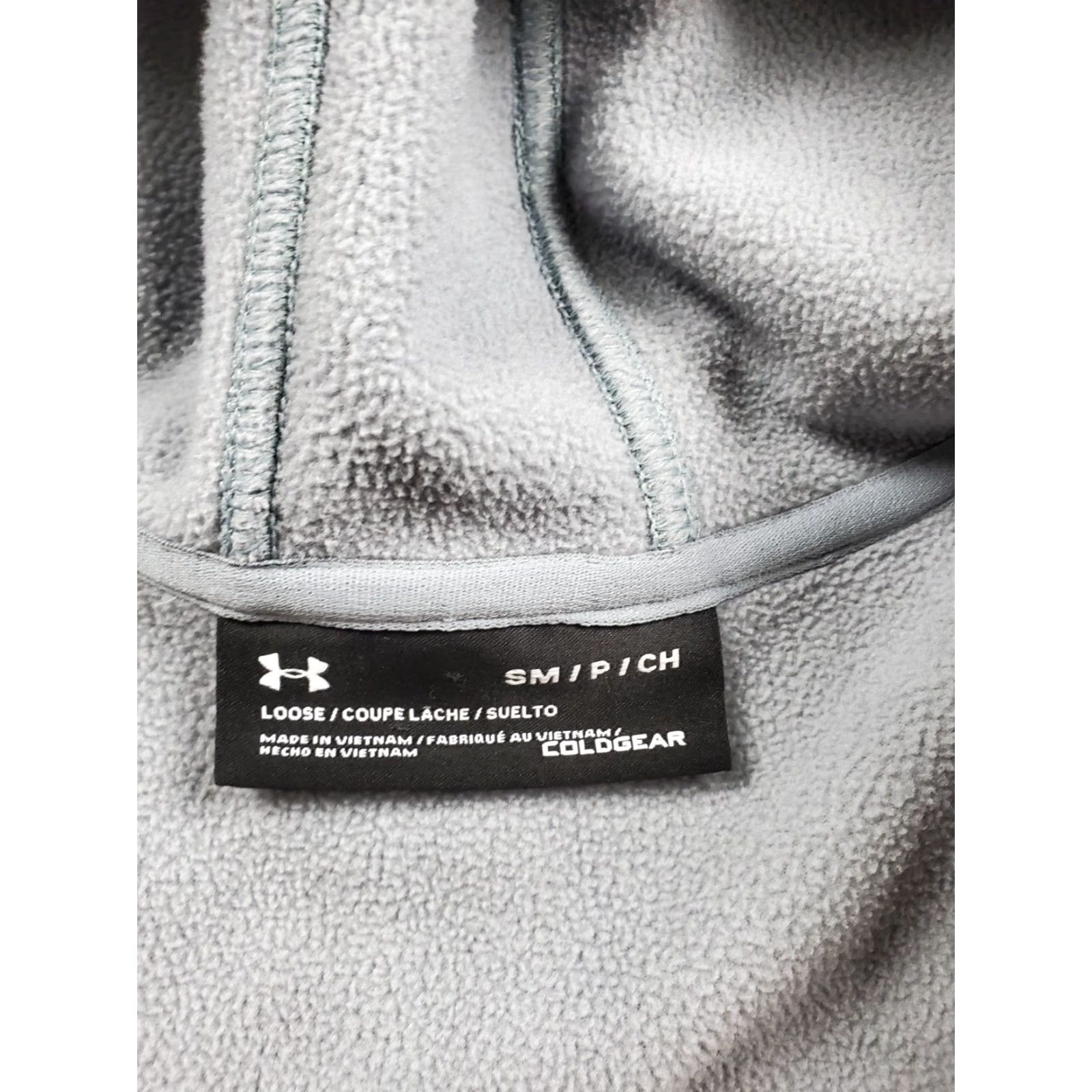 Under Armour Under Armour Jacket Womens Small Gray Softshell Full Zip Pockets Mock Neck Outdoor Sports Clothing Regular Fit Size S / US 4 / IT 40 - 7 Thumbnail