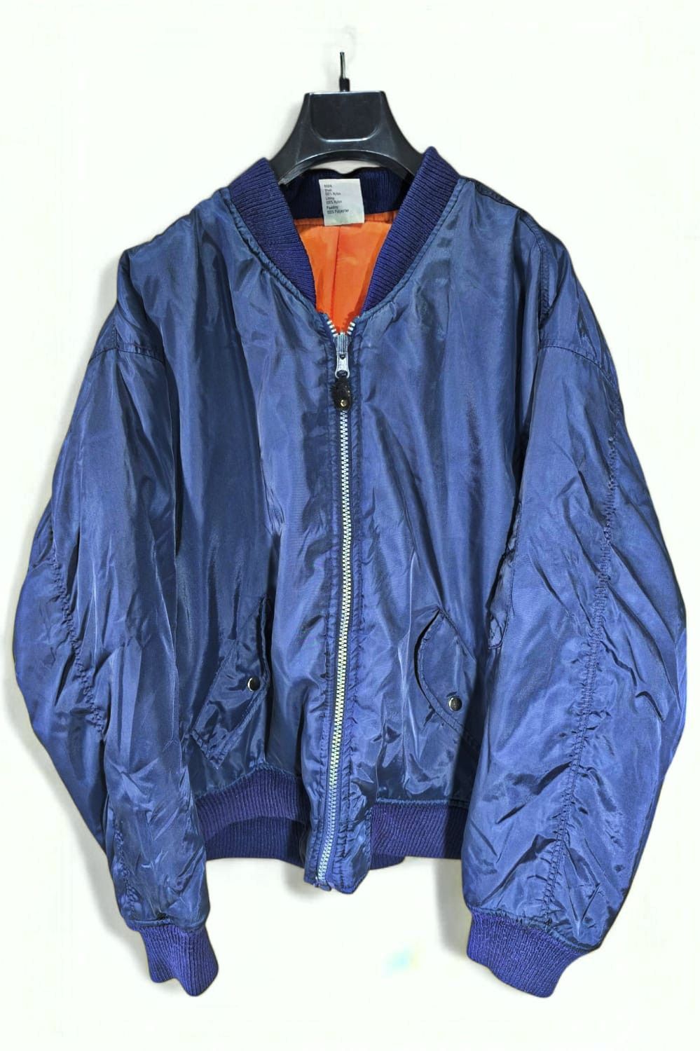 Vintage vintage 90s usa bomber jacket ma-1 flyers oversize Size US XL / EU 56 / 4 - 3 Thumbnail
