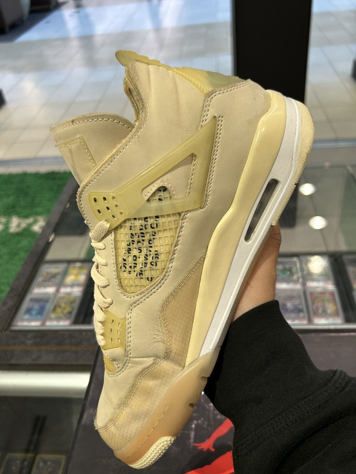 Jordan Brand × Off-White Jordan 4 OffWhite Sail Size US 11.5 / EU 44-45 - 7 Thumbnail