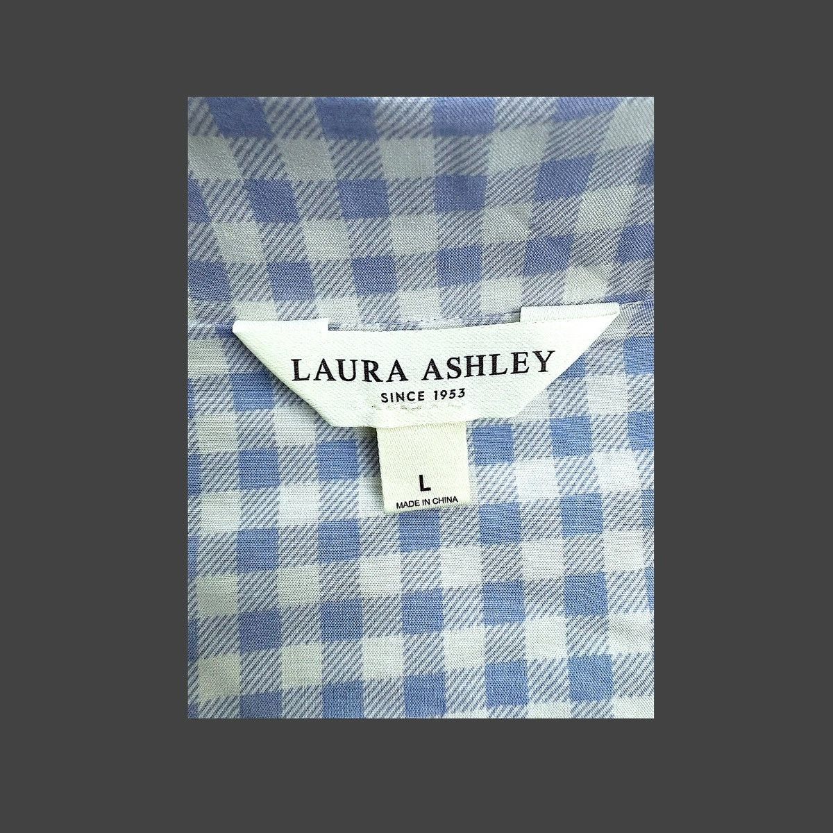 Laura Ashley Laura Ashley Women’s Purple Gingham Lounge 2 Pc Set Sz L Size L / US 10 / IT 46 - 12 Thumbnail