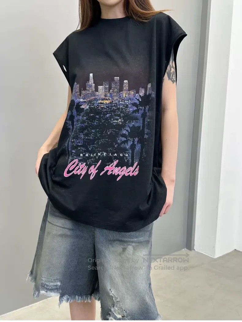 Balenciaga Balenciaga City of Angels Los Angeles Night Scene Sleevele Size US S / EU 44-46 / 1 - 7 Thumbnail