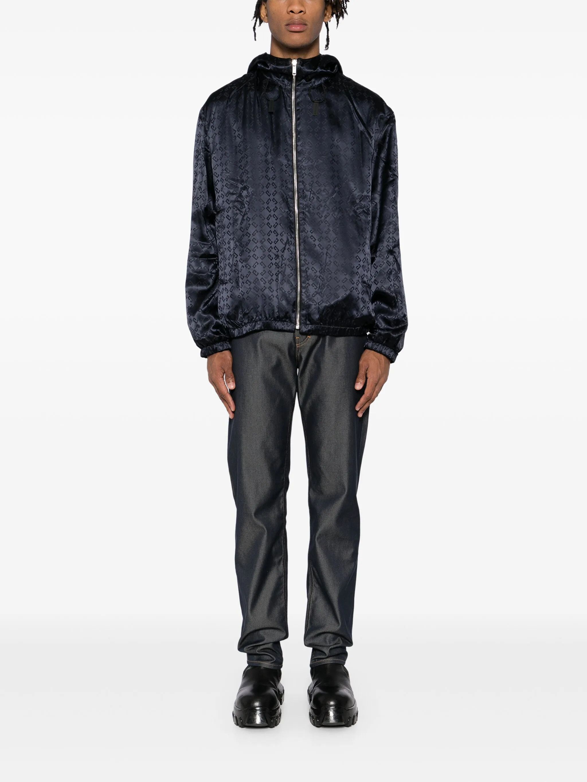 Givenchy o1srvl11e1225 4G Reversible Hooded Jacket in Black Size US XXL / EU 58 / 5 - 5 Thumbnail