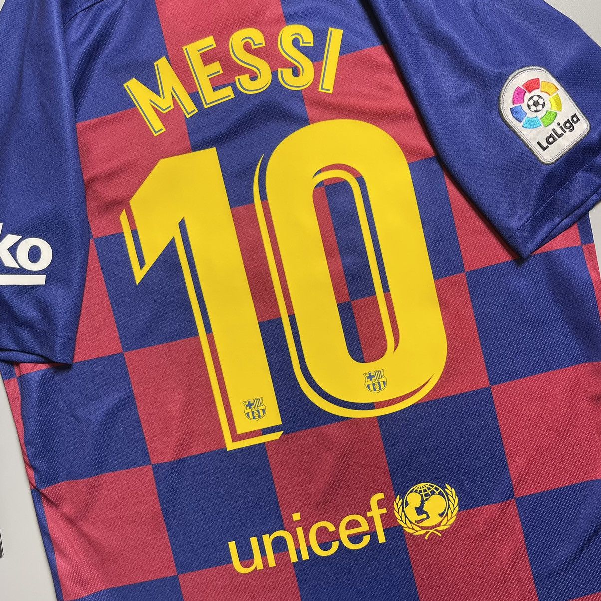 Nike × Vintage NWT BARCELONA NIKE 2019/2020 FOOTBALL HOME JERSEY #10 MESSI Size US M / EU 48-50 / 2 - 10 Thumbnail