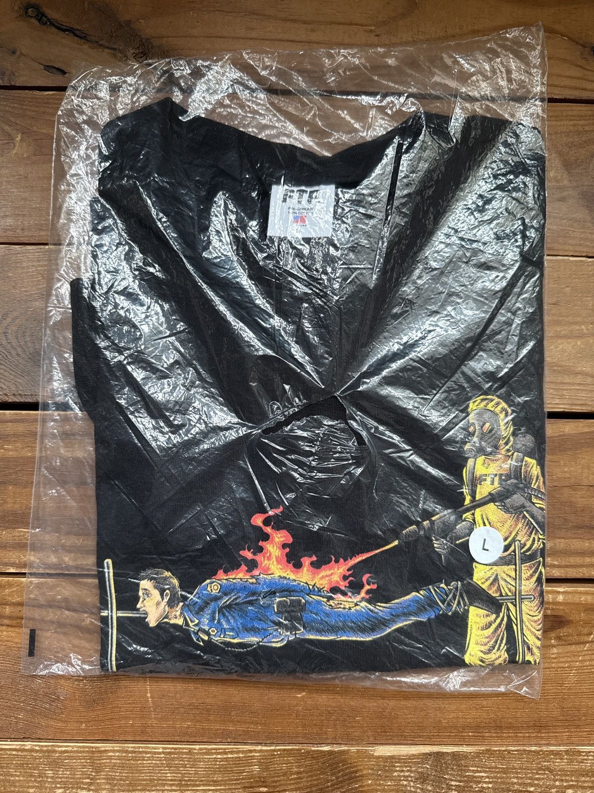 Fuck The Population FTP Black Pig Roast Tee Shirt Size US L / EU 52-54 / 3 - 2 Thumbnail