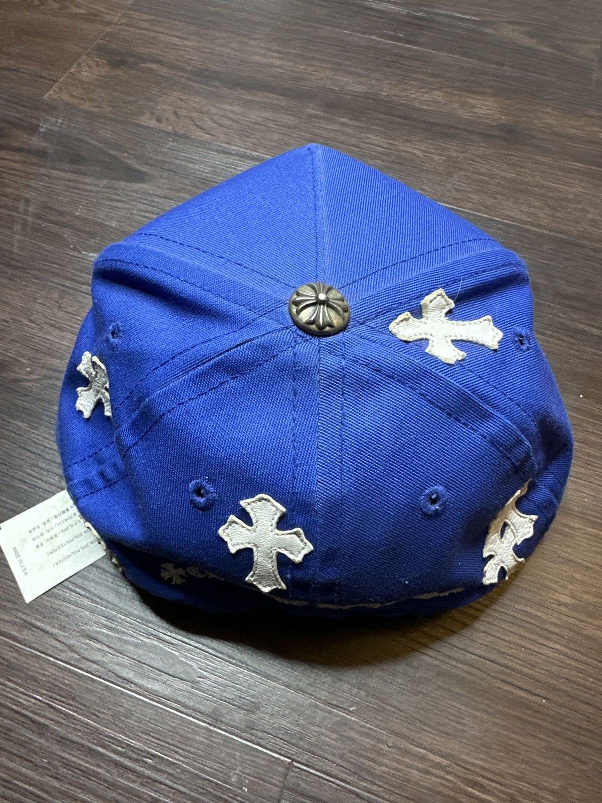 Chrome Hearts Chrome Hearts Cross Patch Baseball Blue Hat Size ONE SIZE - 2 Thumbnail