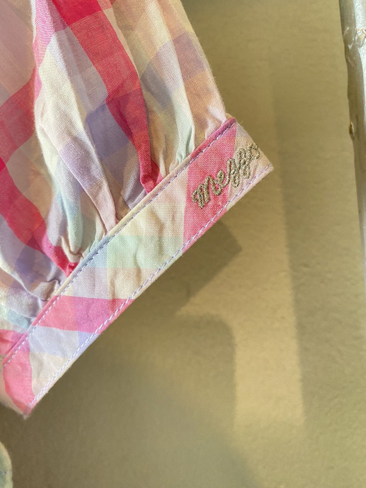 Designer × Japanese Brand Mezzo Piano For Candy Girts Pastel Plaid Hoodie. Size ONE SIZE - 5 Thumbnail