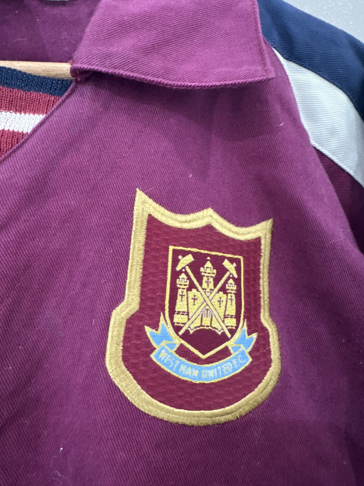 Vintage Vintage West Ham Pony soccer jacket rare big logo Size US S / EU 44-46 / 1 - 5 Thumbnail
