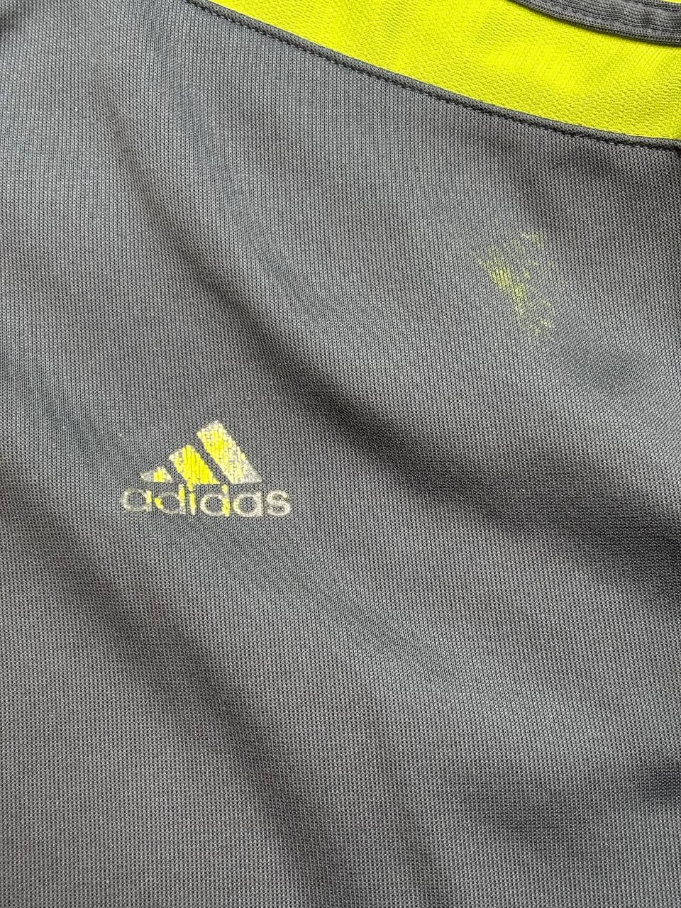 Adidas Adidas 2012 Vintage Neon Stripe Full Zip Hoodie Size US M / EU 48-50 / 2 - 3 Thumbnail
