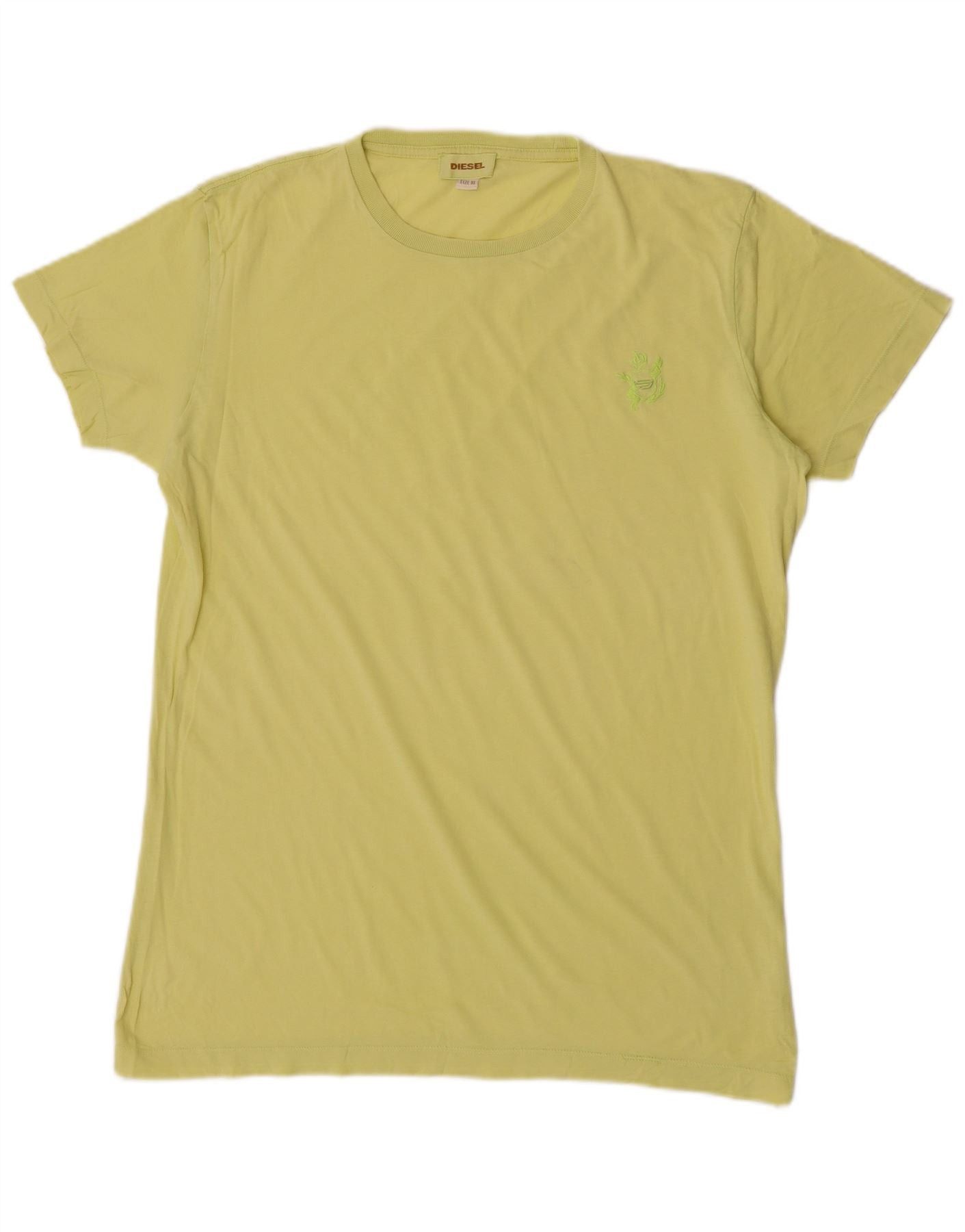 Diesel Mens T-Shirt Top XL Yellow Size US XXL / EU 58 / 5 - 1 Thumbnail