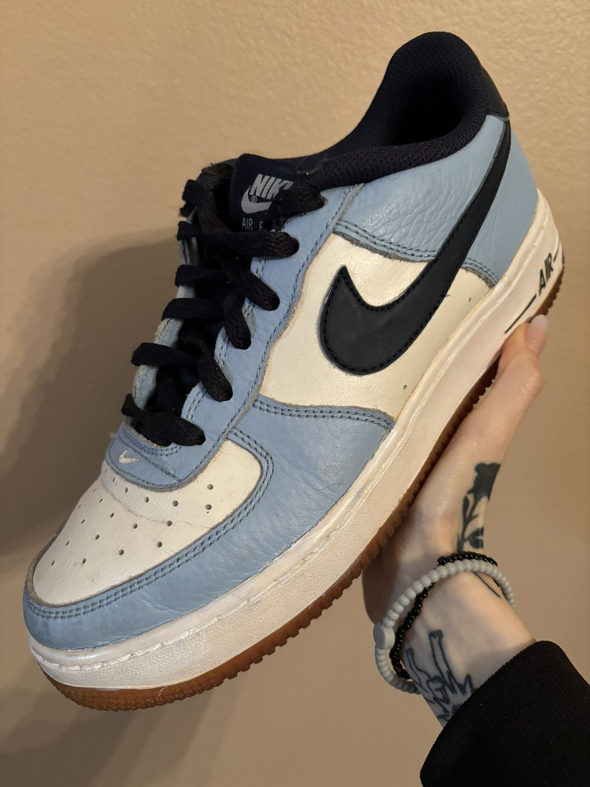 Nike × Vintage Air Force 1 Premium GS ‘Light Blue’ Size US 7 / EU 40 - 1 Thumbnail