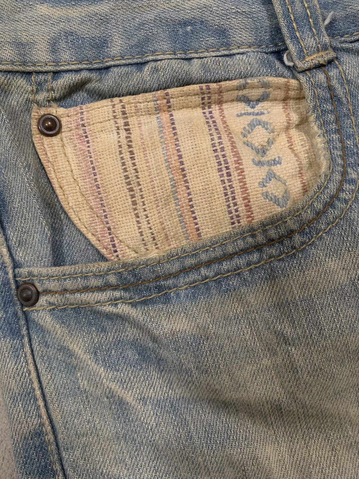 14th Addiction Vintage Japanese Brand Dominate Mud Wash Grunge Jorts Denim Size US 30 / EU 46 - 7 Thumbnail