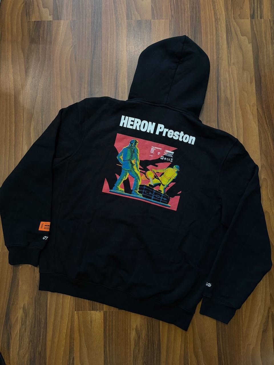 Heron Preston Heron Preston Uniform Black Zip Hoodie Size US L / EU 52-54 / 3 - 2 Thumbnail