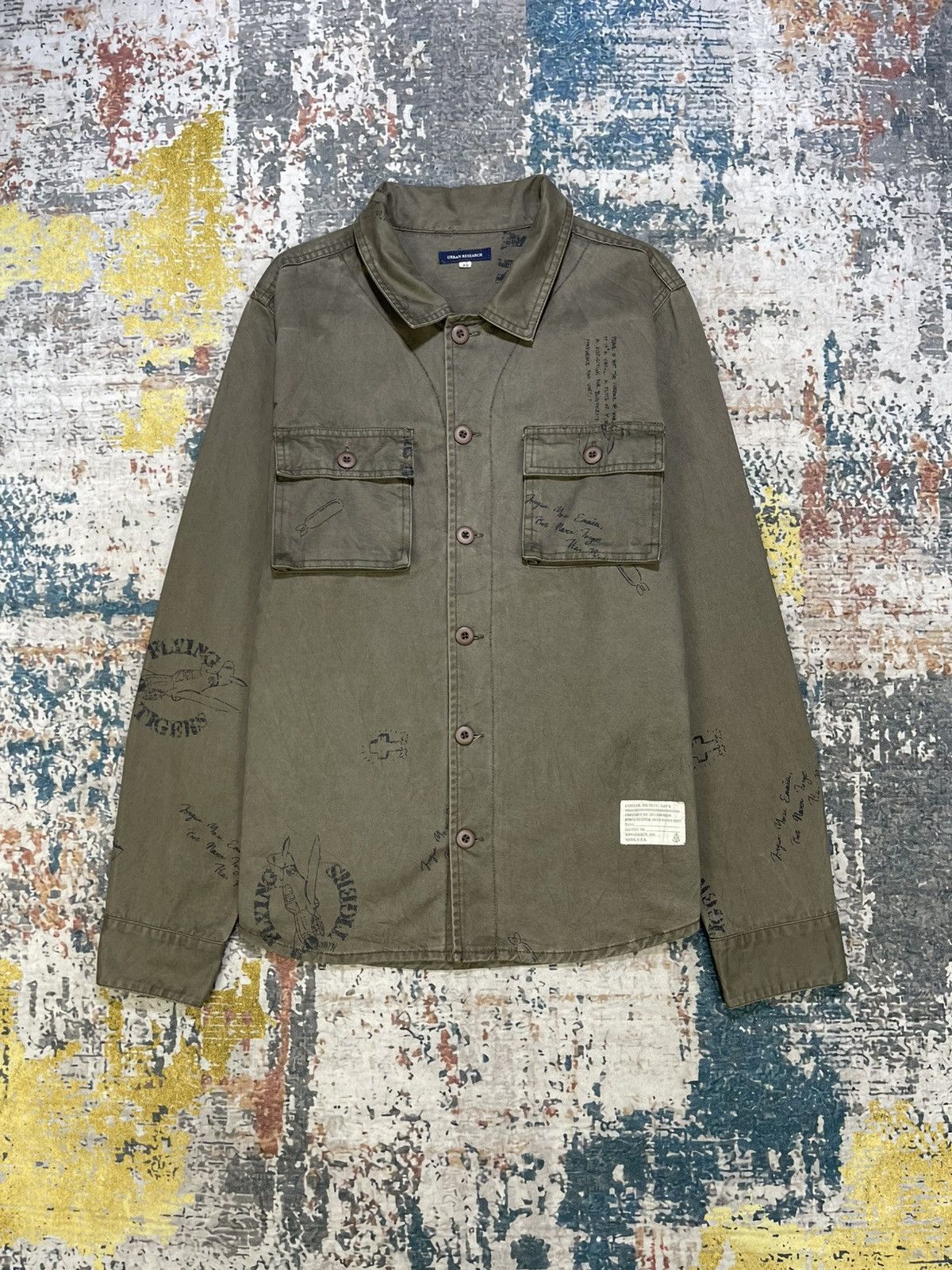 URBAN RESEARCH DOORS Urban Research Military Aircrew Uniform Workshirt Size US S / EU 44-46 / 1 - 1 Thumbnail