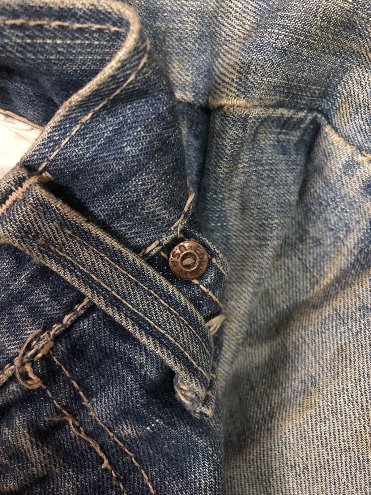 Edwin × Vintage Vintage 50’s Edwin Flare Seldvedge Denim pants Size US 28 / EU 44 - 4 Thumbnail