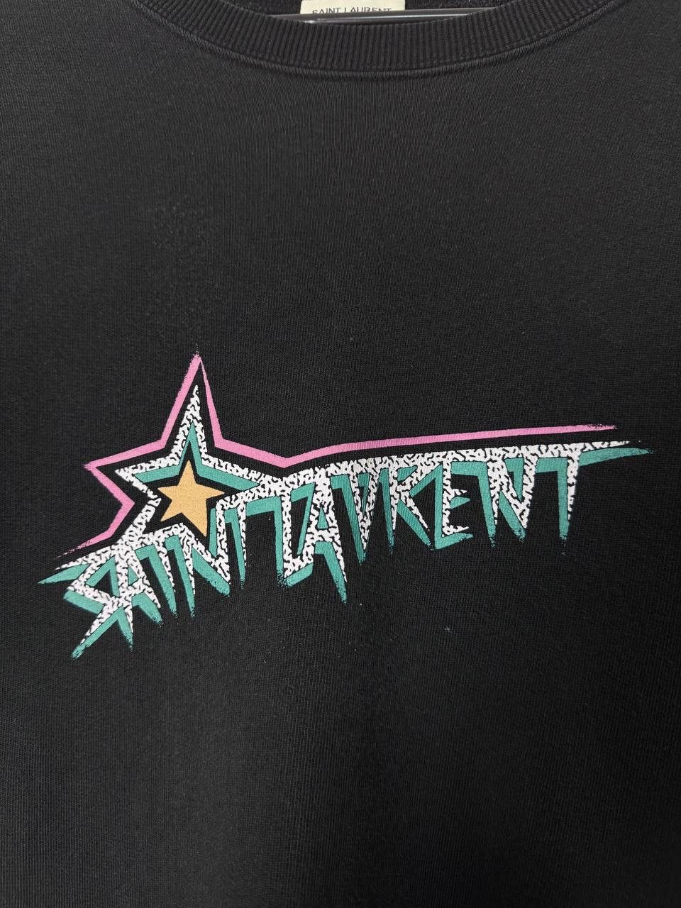 Saint Laurent Paris Saint laurent paris star logo sweatshirt Size US S / EU 44-46 / 1 - 2 Thumbnail